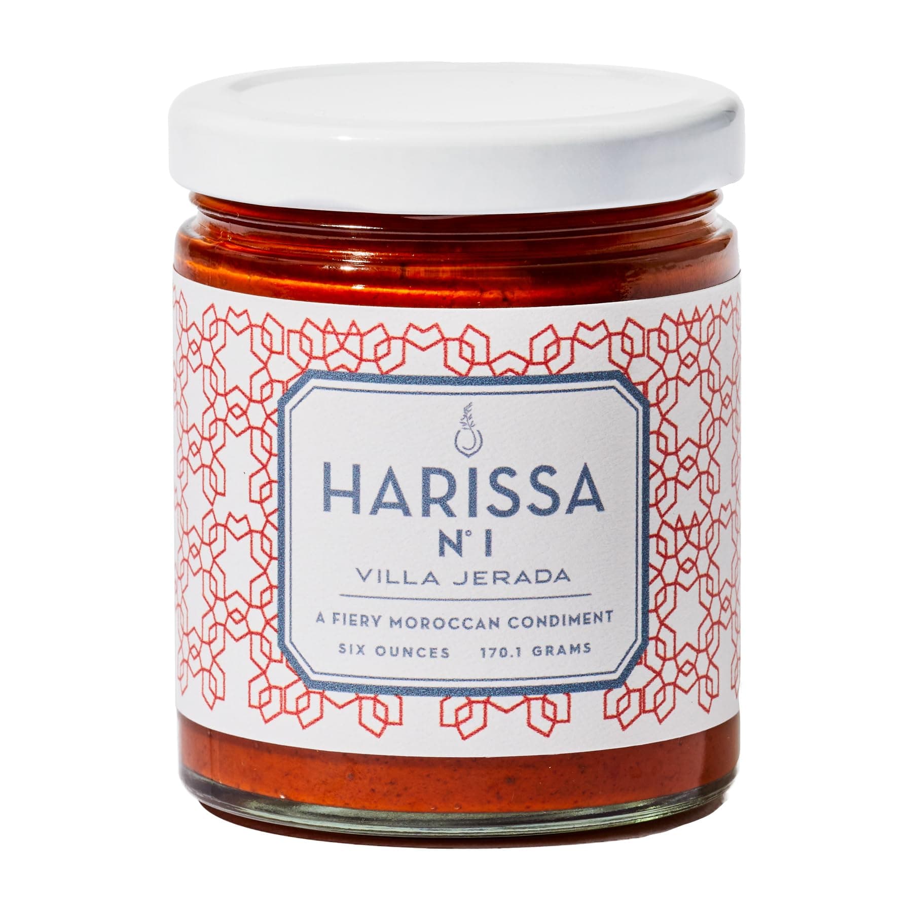 Villa Jerada, Harissa, 6 oz, Fiery Moroccan Hot Sauce with Preserved Lemon, The Perfect Amount of Savory, Tang, and Spice to Any Meal (HARISSA - 1 JAR)