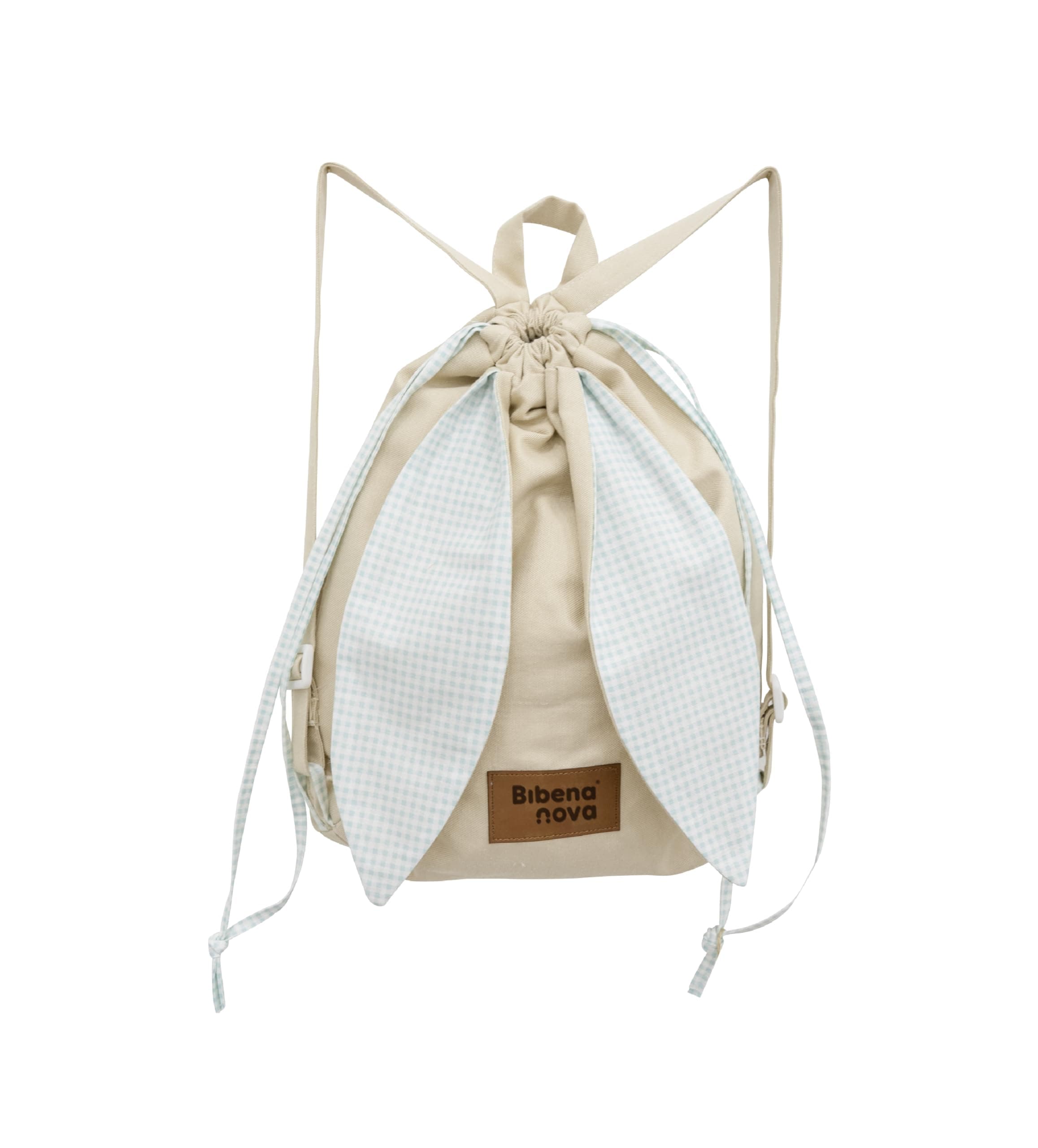 BibenaNova Bunny Bag - Whimsical and Durable 100% Cotton Panama Fabric, OEKO-TEX Certified, Baby Safe for Fashionable, On-the-Go Parents.
