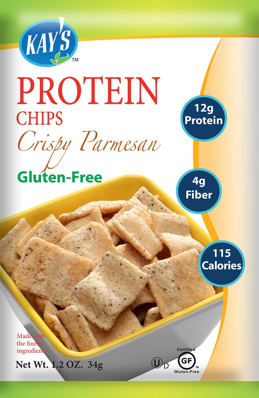 Crispy Parmesan Protein Chips