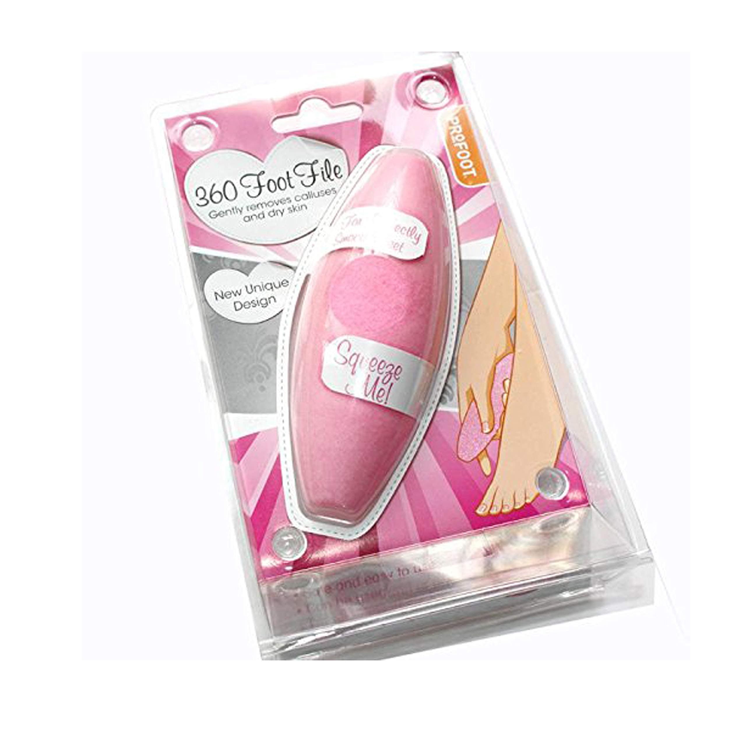Kosmocare Profoot 360 Foot File To Remove Hard And Dry Skin - Pink