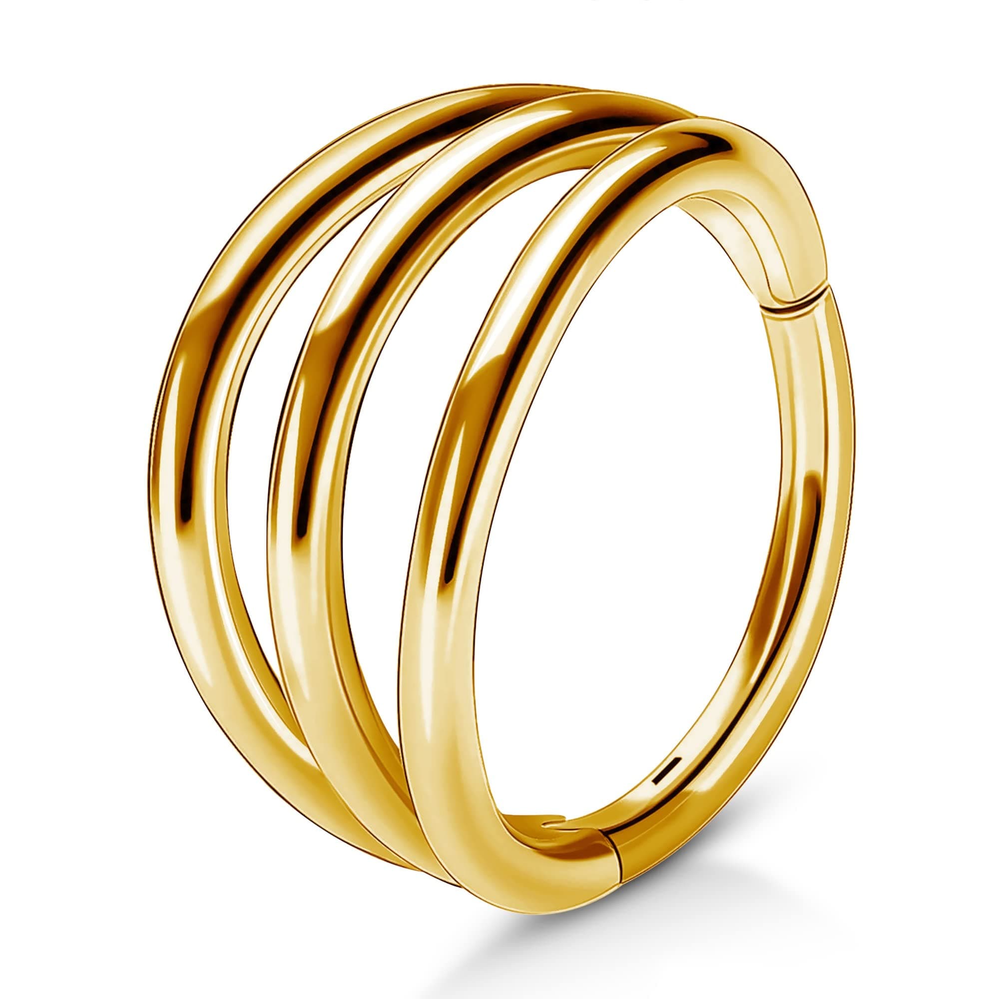 OUFER Body Piercing16g Cartilage Conch Helix Hinged Segment Ring Septum Nose Tragus Daith Hoop Earrings