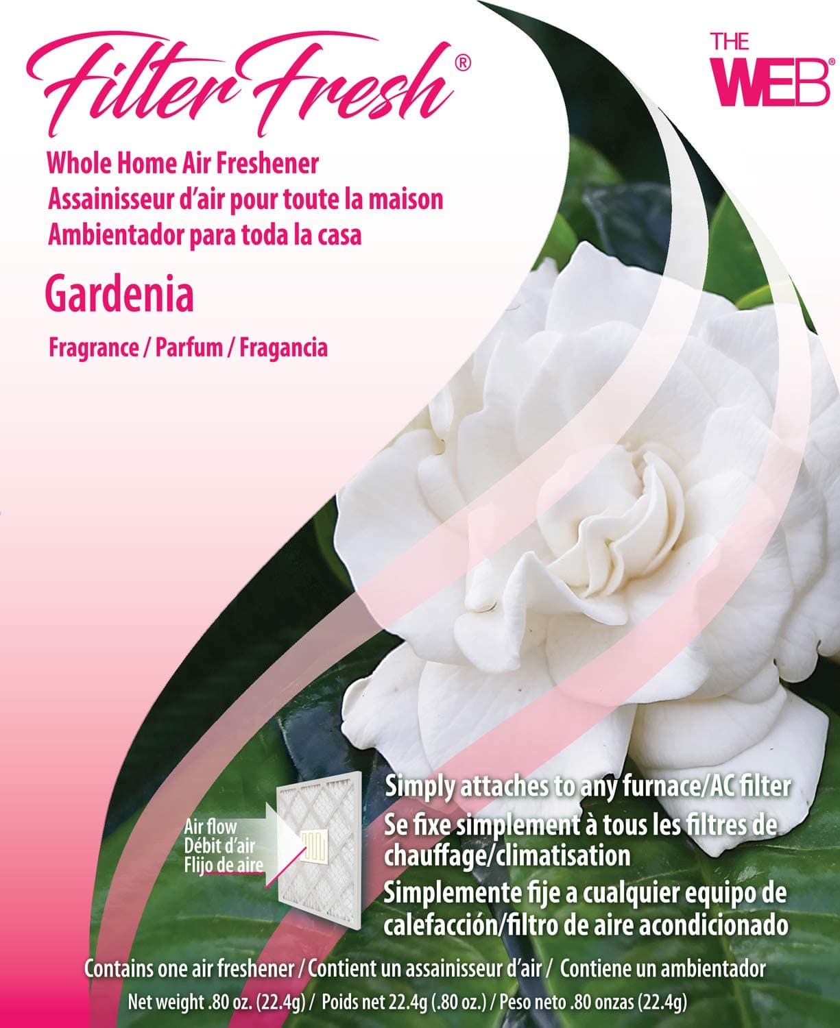 FilterFresh Whole Home Gardenia Air Freshener 0.8 Ounce (Pack of 1)