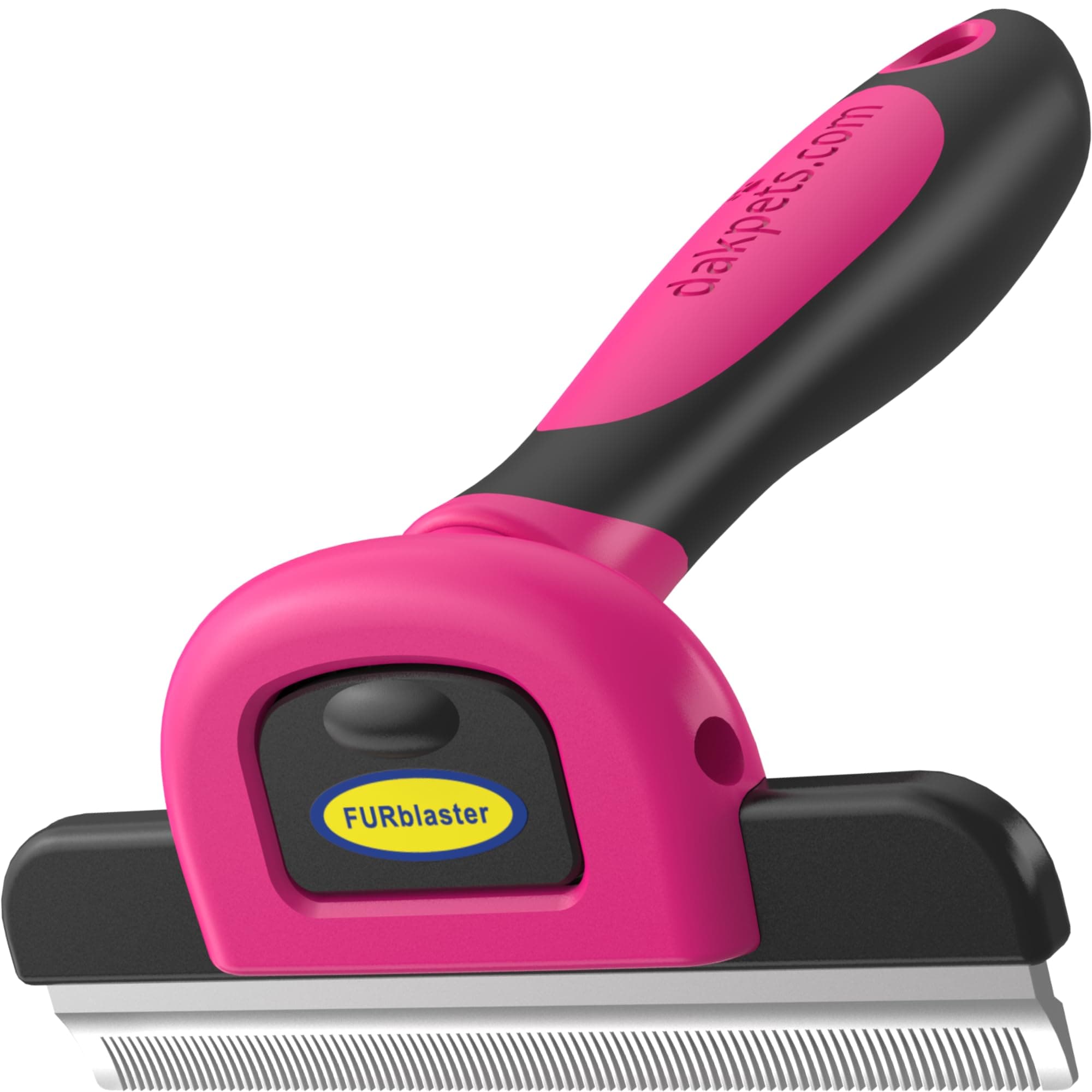 Deshedding Tool & Pet Grooming Brush for Small, Medium & Large Dogs, Cats & Horses, With Short to Long Hair. Dramatically Reduces Shedding In Under 10 Minutes