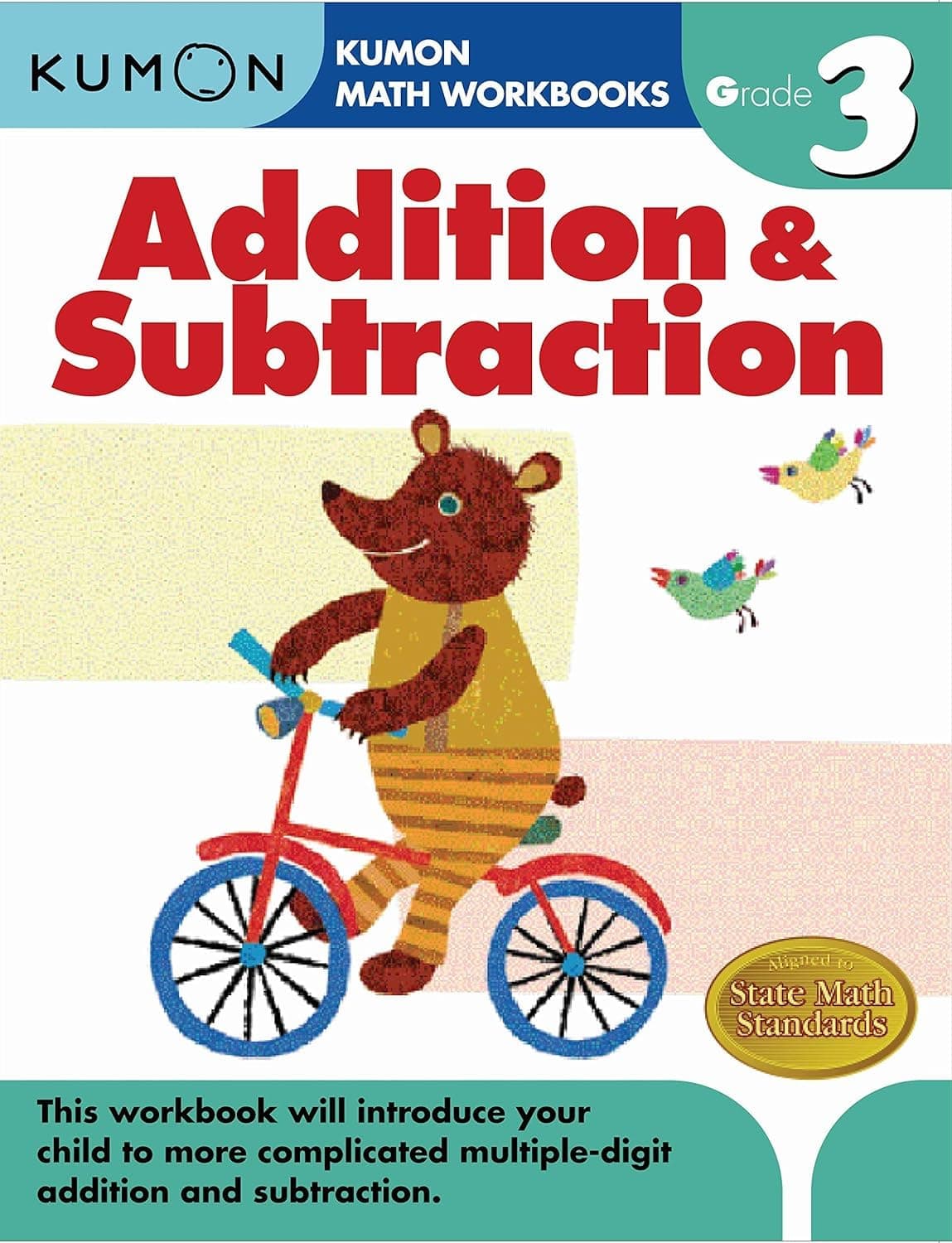 Grade 3 Addition & Subtraction (Kumon Math Workbooks) Paperback – July 15, 2008