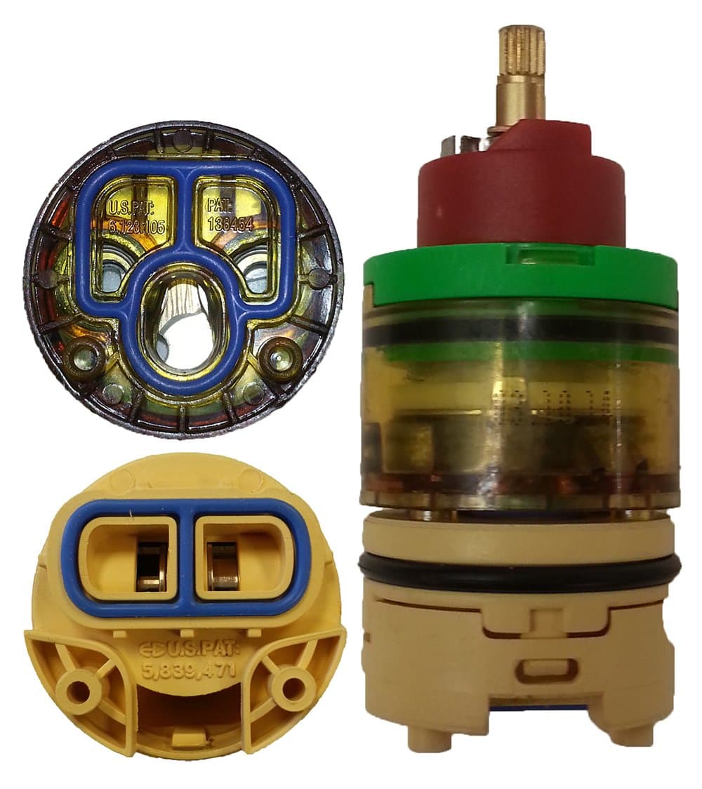 Prier ABRPBCV Single Lever Ceramic Cartridge-Pressure Balancing, Brown