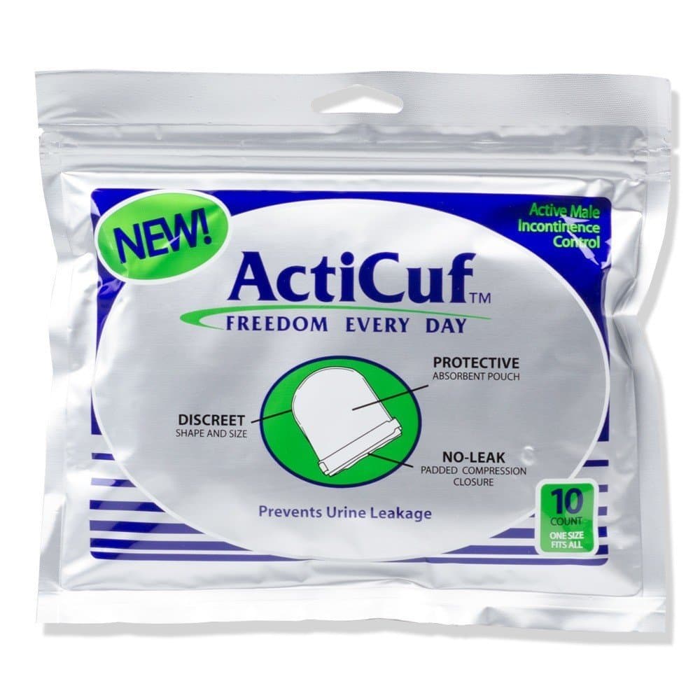 Male Urinary Incontinence Pouch - Case of 10 bags by ActiCuf
