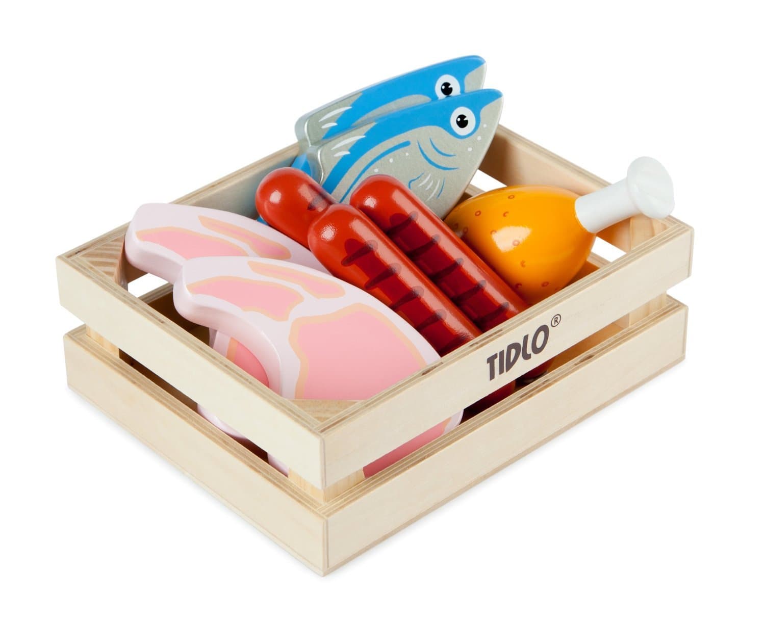 Tidlo Wooden Meat and Fish
