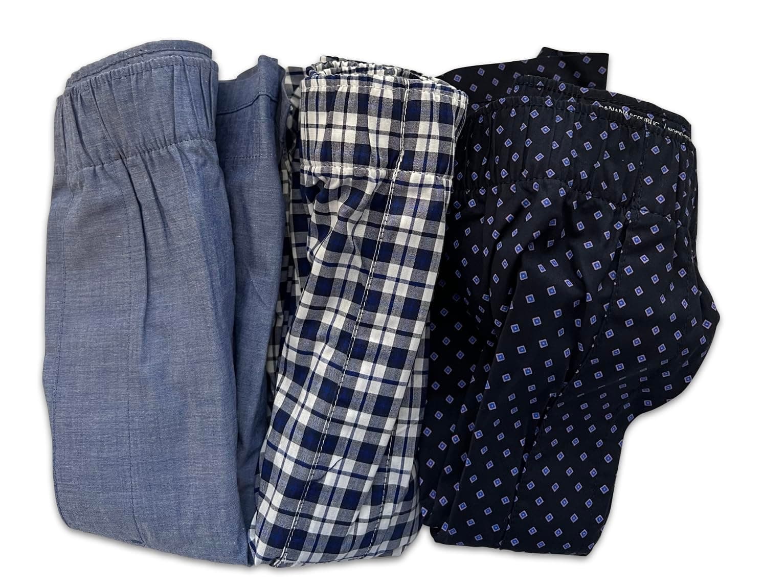 Banana Republic FactoryBanana Republic Underwear Men's 3-Pack Boxer Shorts Mens Size LARGE Boxers Lot