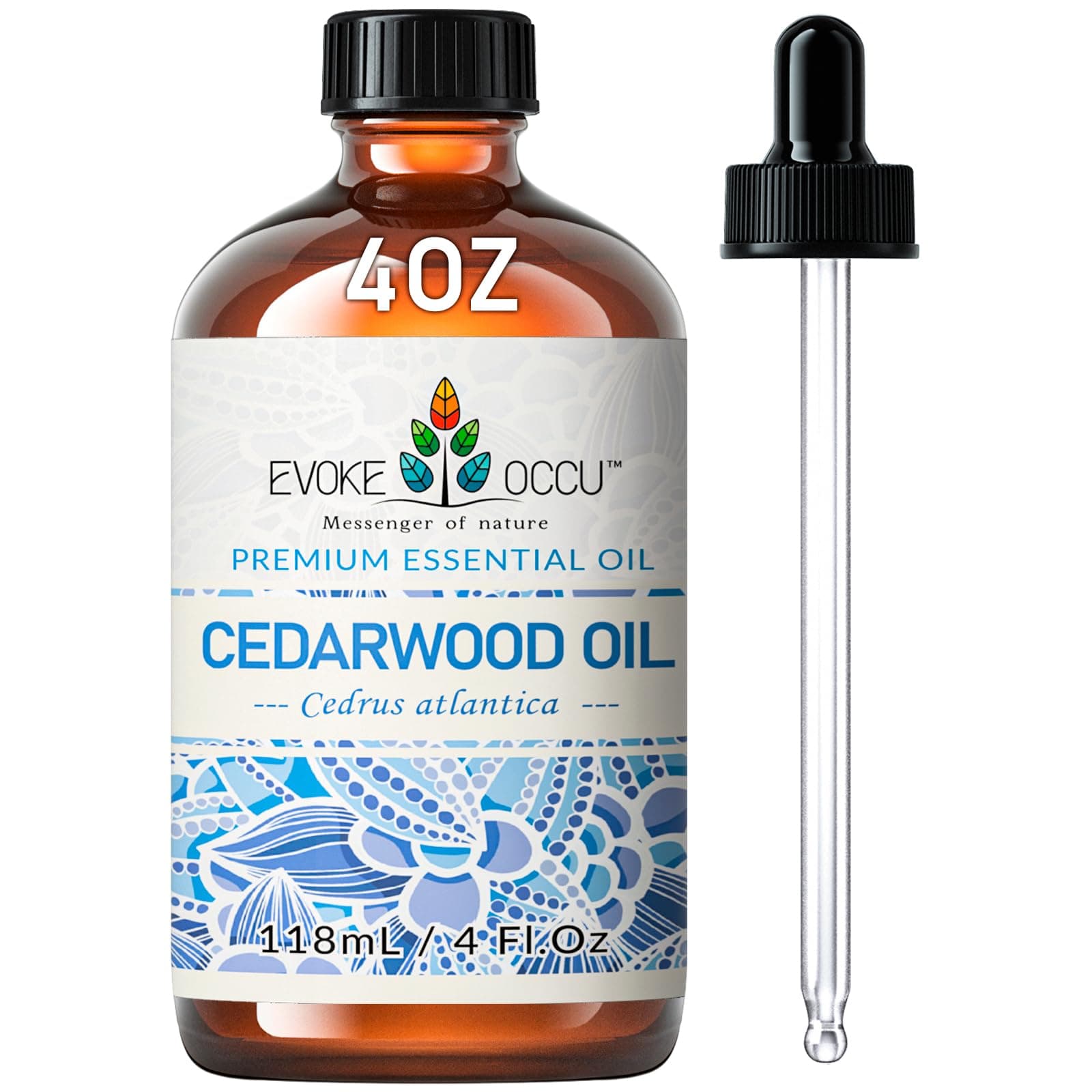 Cedarwood Essential Oil for Air Freshening, Hair Care, Add to Spray Diffuser Conditioner - 4 Fl Oz