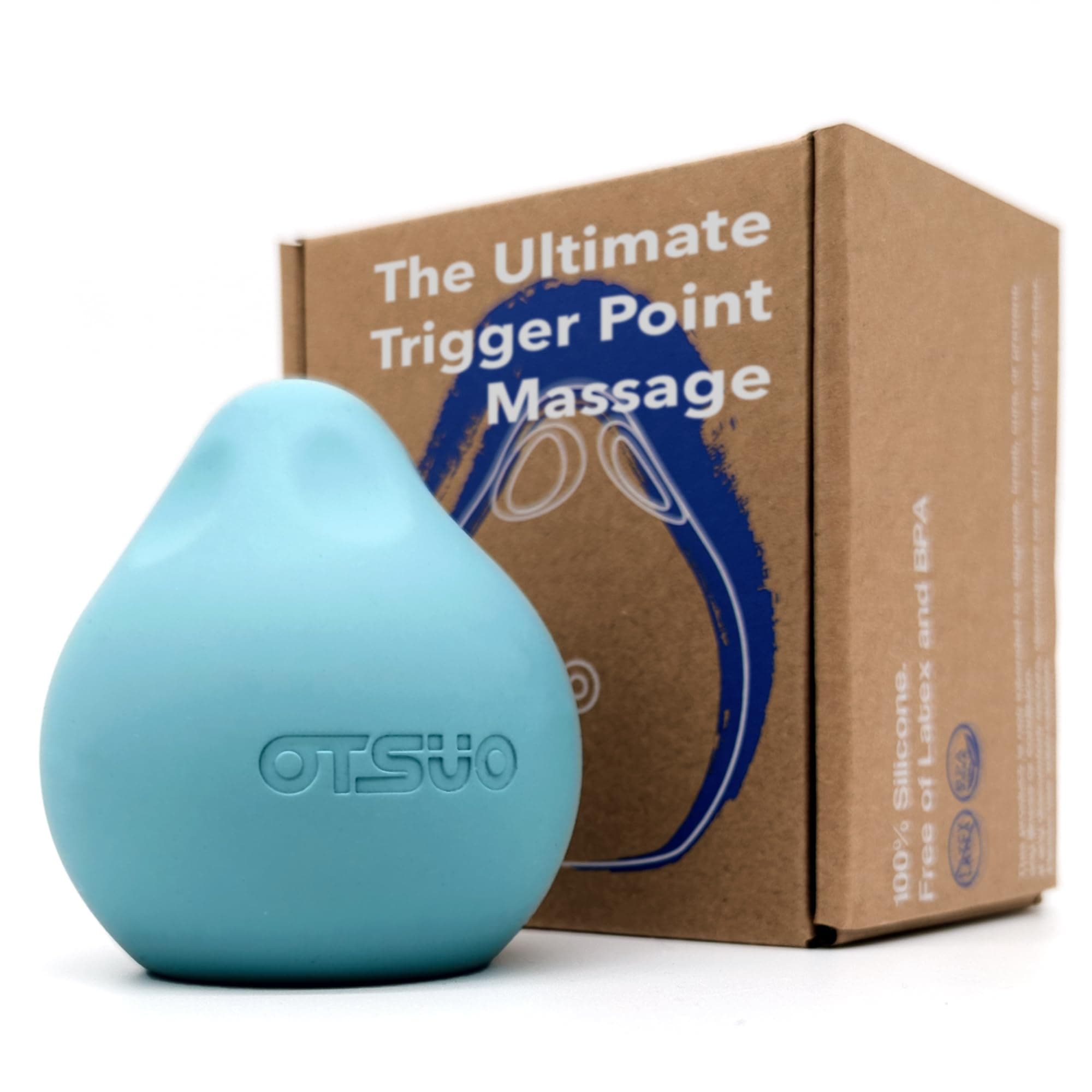 Massage Ball - Trigger Point Release - Foot & Muscle Massage, Lacrosse Ball Therapy, Pressure Point Relief, and Deep Tissue Massage - Myofascial Stretching Tool - Plantar Fasciitis Relief