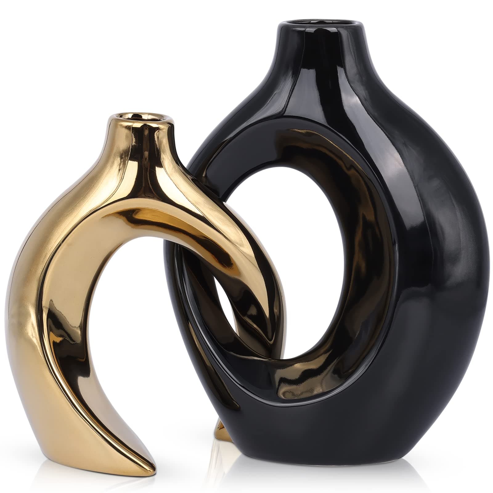 Orange-Gold Pampering Vase