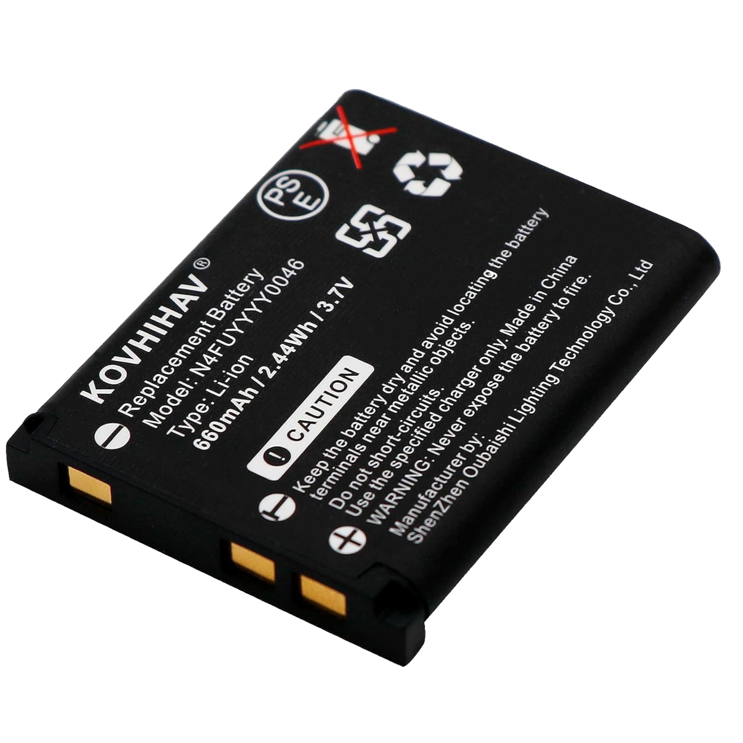 Replacement Battery for Panasonic KX-TCA285 KX-TCA385 KX-UDT121 KX-UDT131,fits N4FUYYYY0047 N4FUYYYY0046