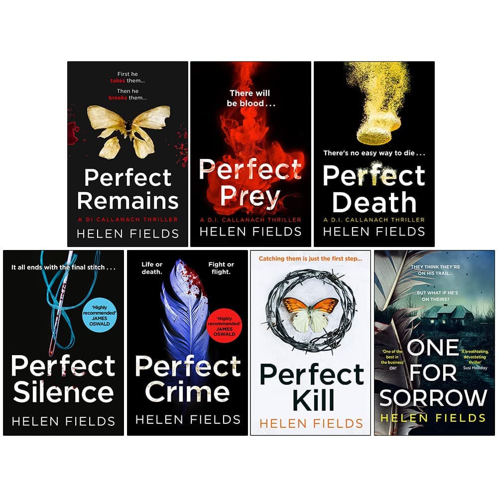 DI Callanach Series (1-7) Books Collection Set By Helen Fields (Perfect Remains, Perfect Prey, Perfect Death, Perfect Silence, Perfect Crime, Perfect Kill & One for Sorrow) Paperback – April 6, 2024
