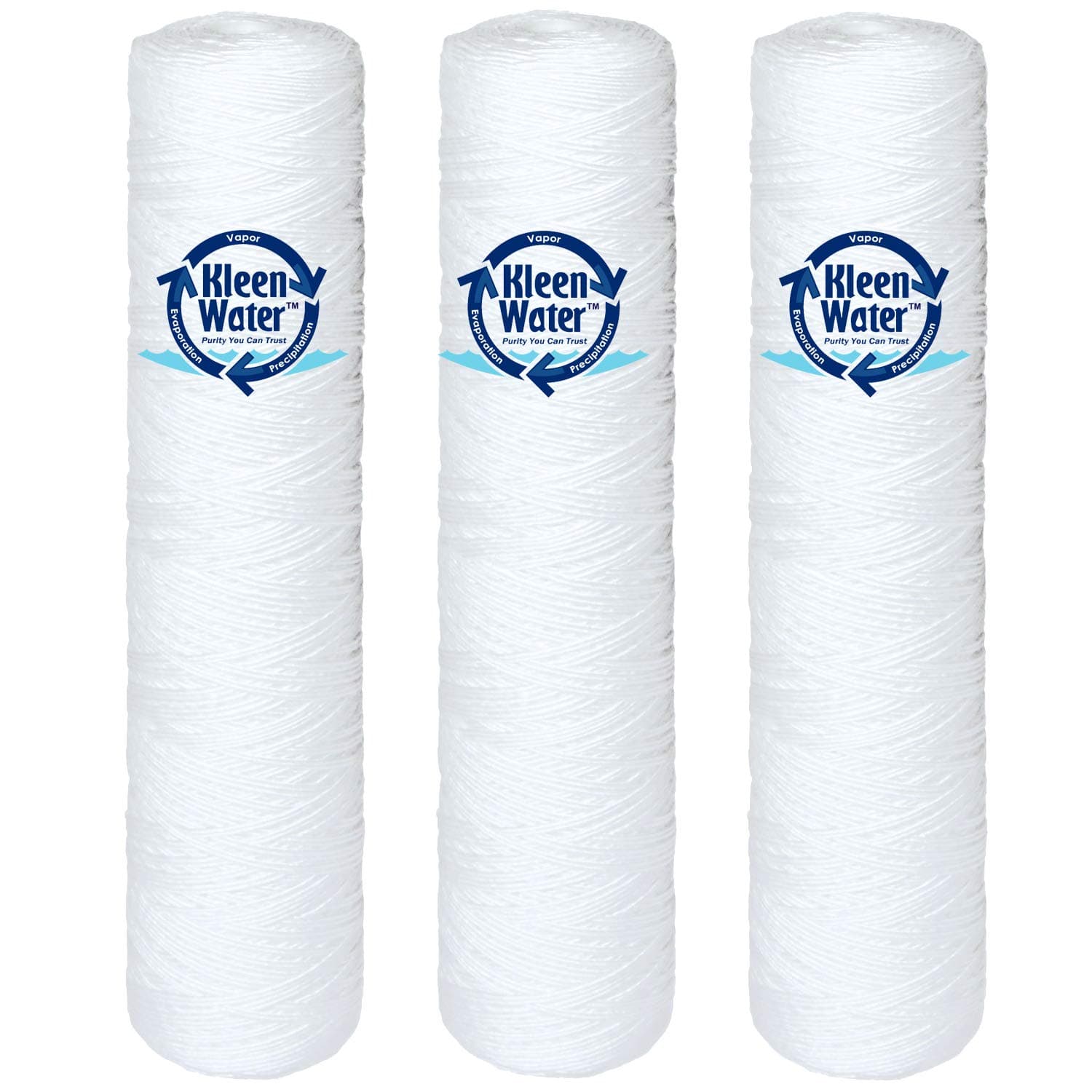 Three Watts SF5-20-425, Pentek WP5BB20P, WP5BB20P Compatible String Wound Water Filter Cartridges - 4.5 X 20 Inch - 20 Micron Replacement Water Filters - One WSo3X10039 O-Ring