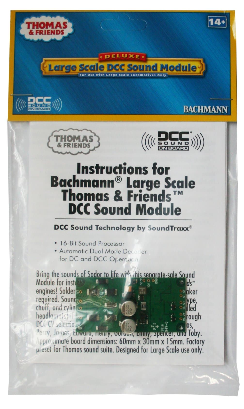 Train Sound Module Thomas & Friends DCC Sound Module Large Scale