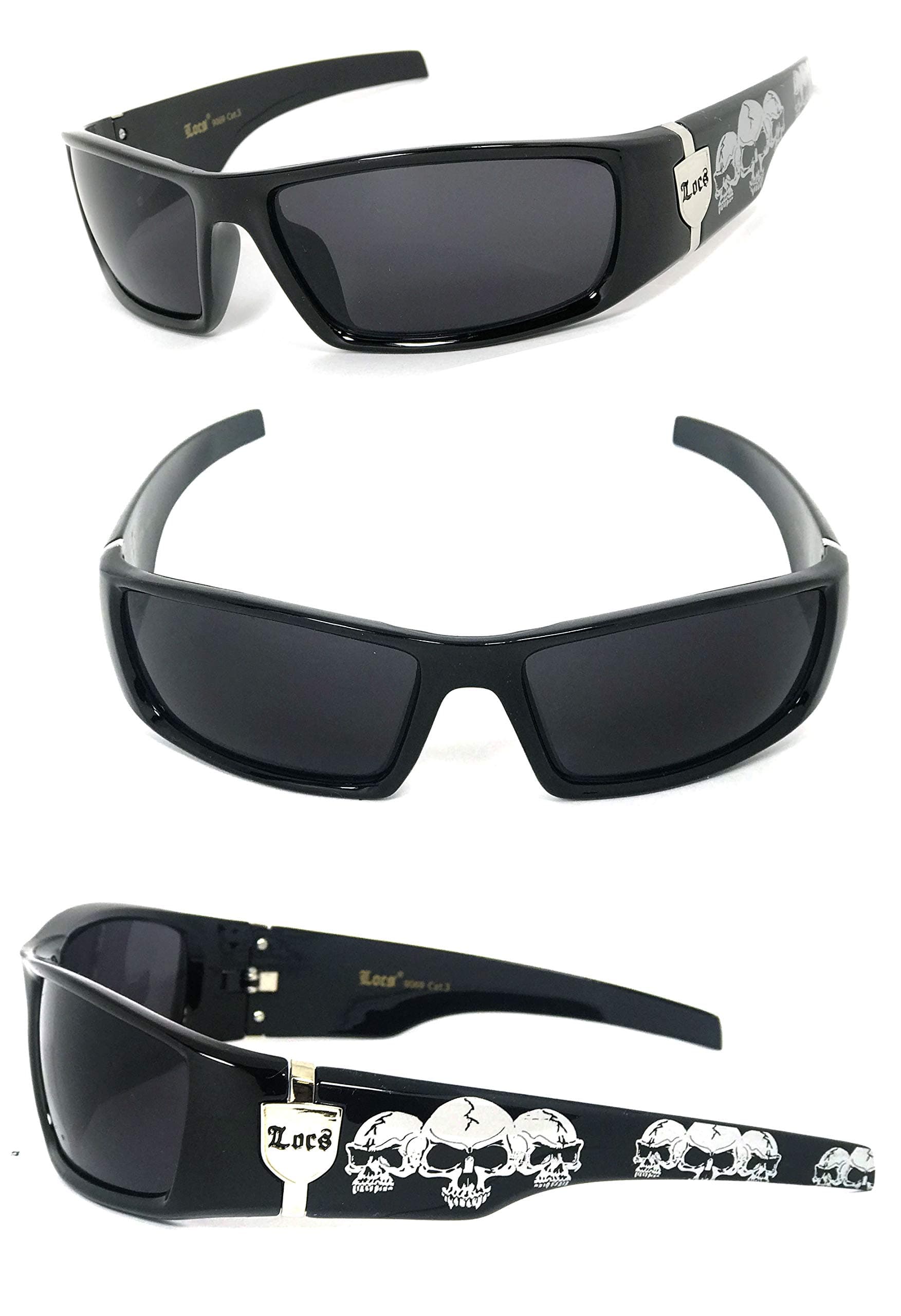 Black Harcore Fly Sunglasses + Free Micro Fiber Bag (Black, Black)