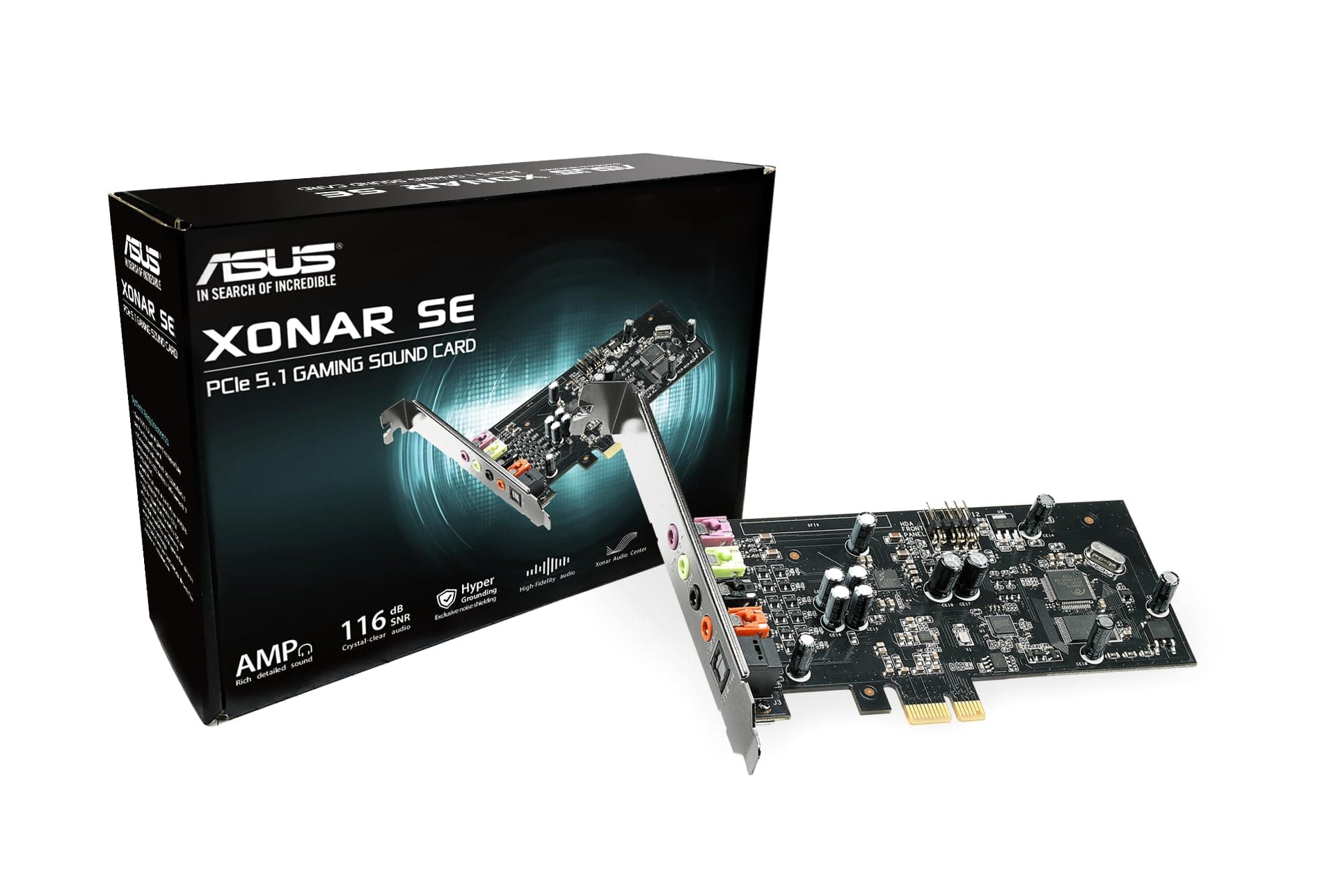 Asus Xonar SE Internal 5.1 PCIe Gaming Sound Card
