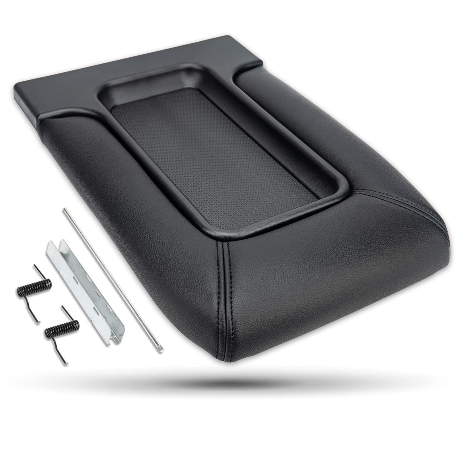 KAKO Center Console Lid Replacement, Center Console Cover for 1999-2007 Chevy Silverado Avalanche Tahoe Suburban Sierra Yukon Center Console Replacement Lid, Replaces19127364 19127365 19127366