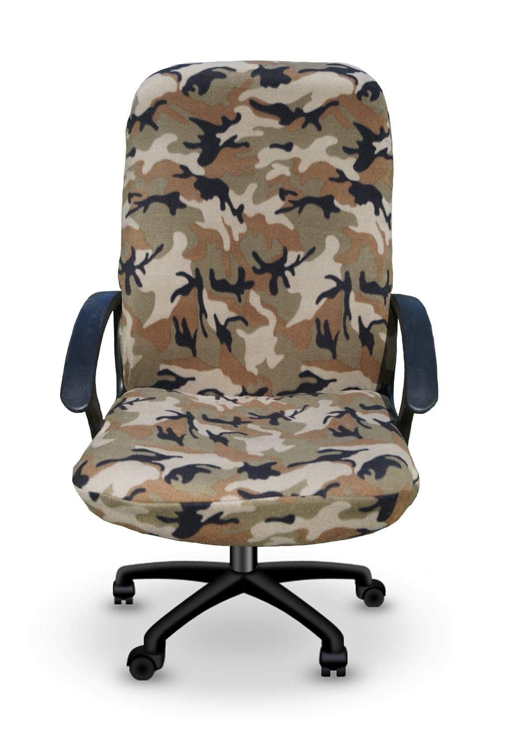 Office Computer Desk Chair Cover - Camo Print - Slipcover - Removable & Washable - Made In America - The Chirt