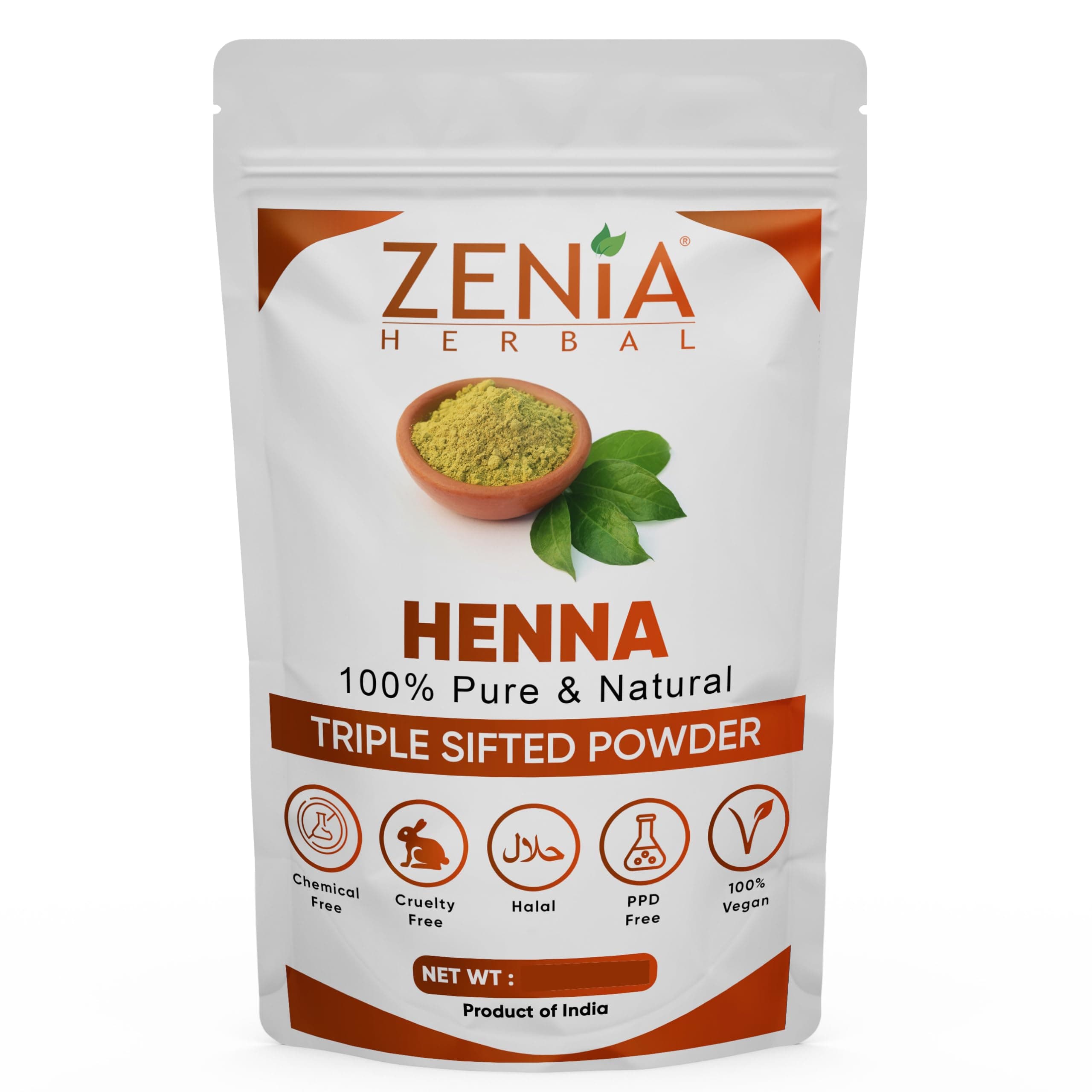 Zenia 100 grams Pure Henna Powder For Hair Dye Hair Color