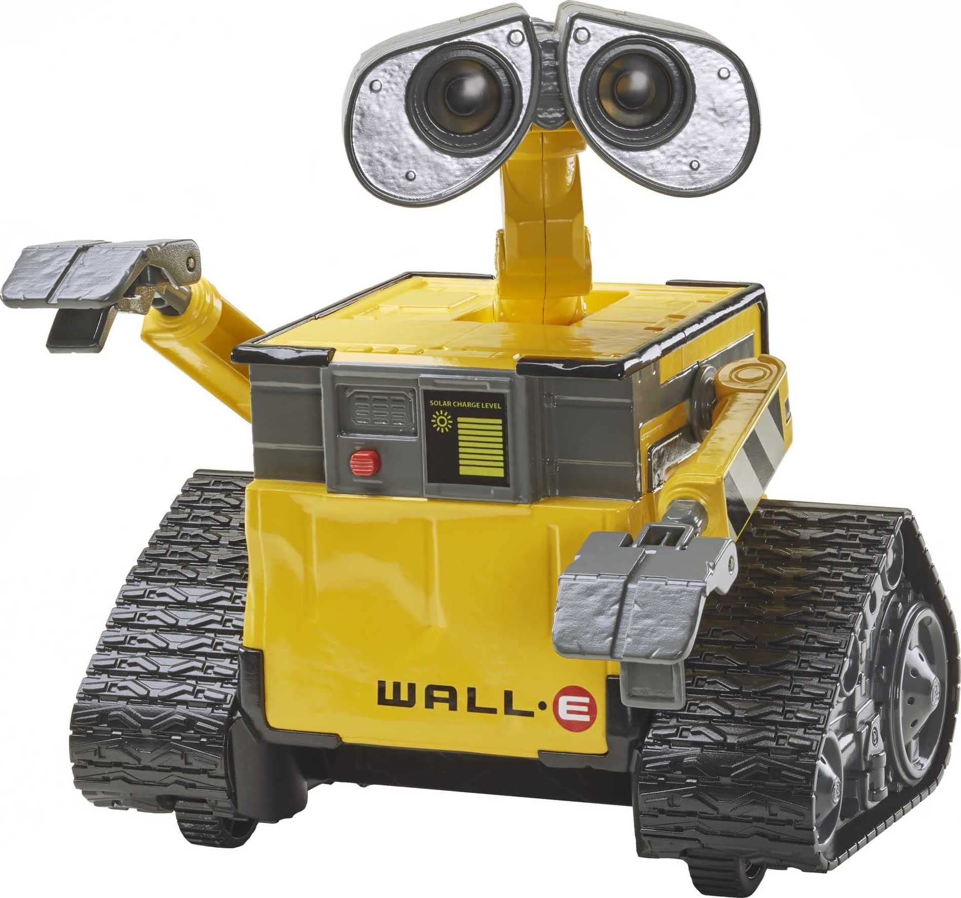 Mattel Disney Pixar WALL-E RC Robot Toy with 20+ Lights & Sounds, Hello WALL-E Action Figure & Remote Control (Amazon Exclusive)