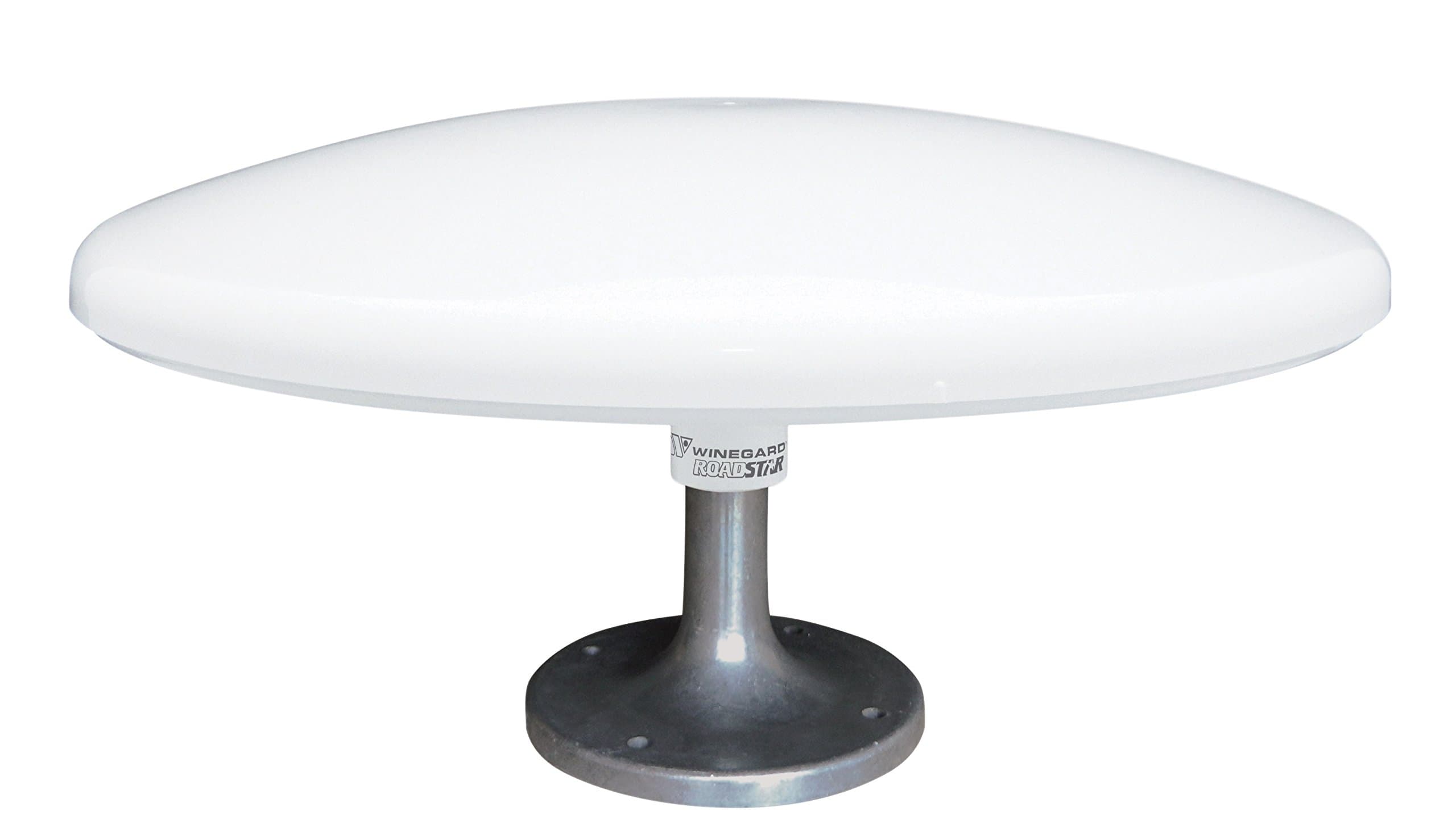 Winegard RS-3000 RoadStar Amplified Digital HD RV TV Antenna (4K Ultra-HD Ready, ATSC 3.0 Ready, VHF and UHF, Omni-Directional, Long Range Outdoor Motorhome TV Antenna) - White