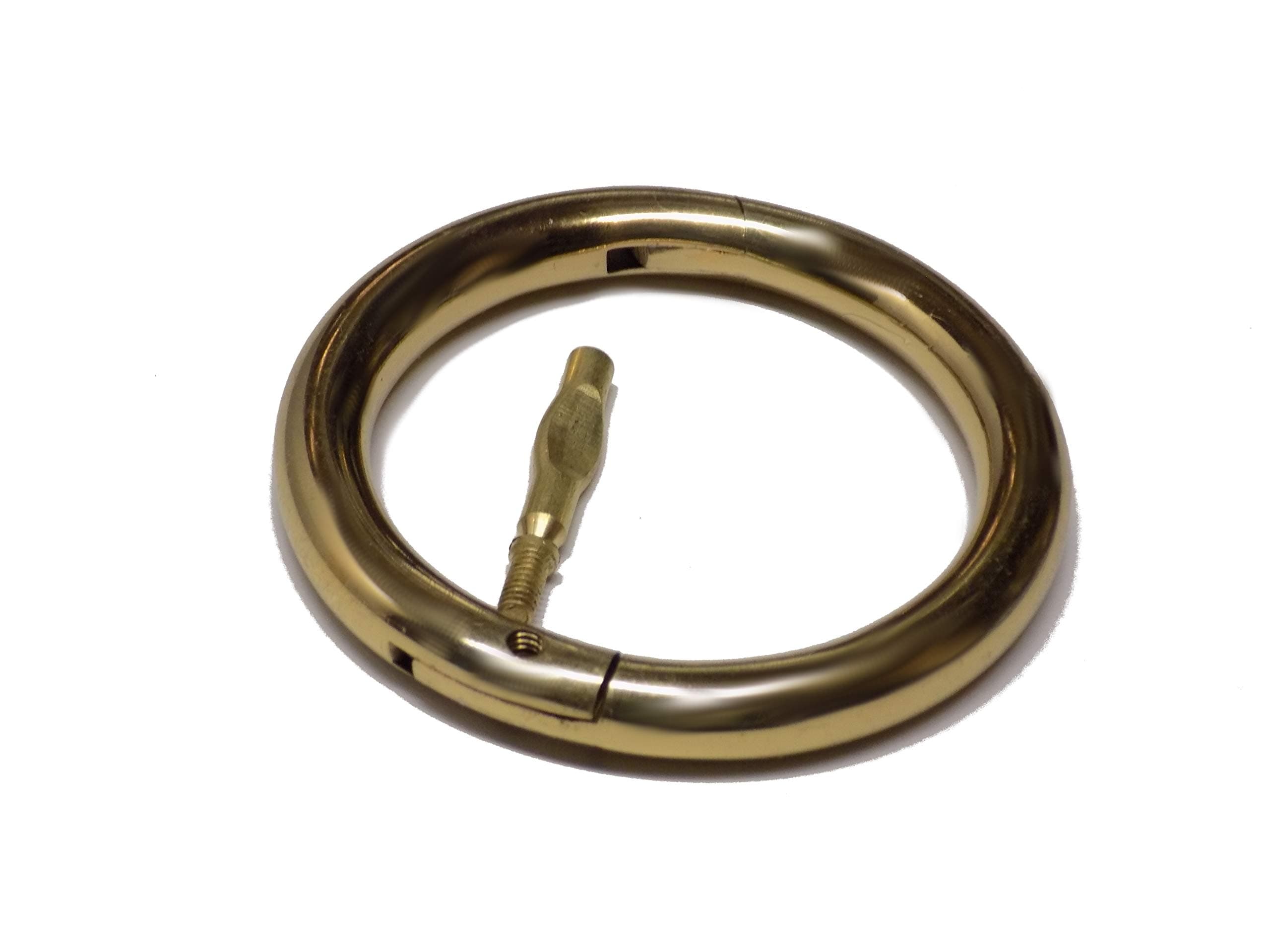 Tasrou Bull Ring 3.00"-1/4 Copper Brass, Polished Brand Veterinary Instrument