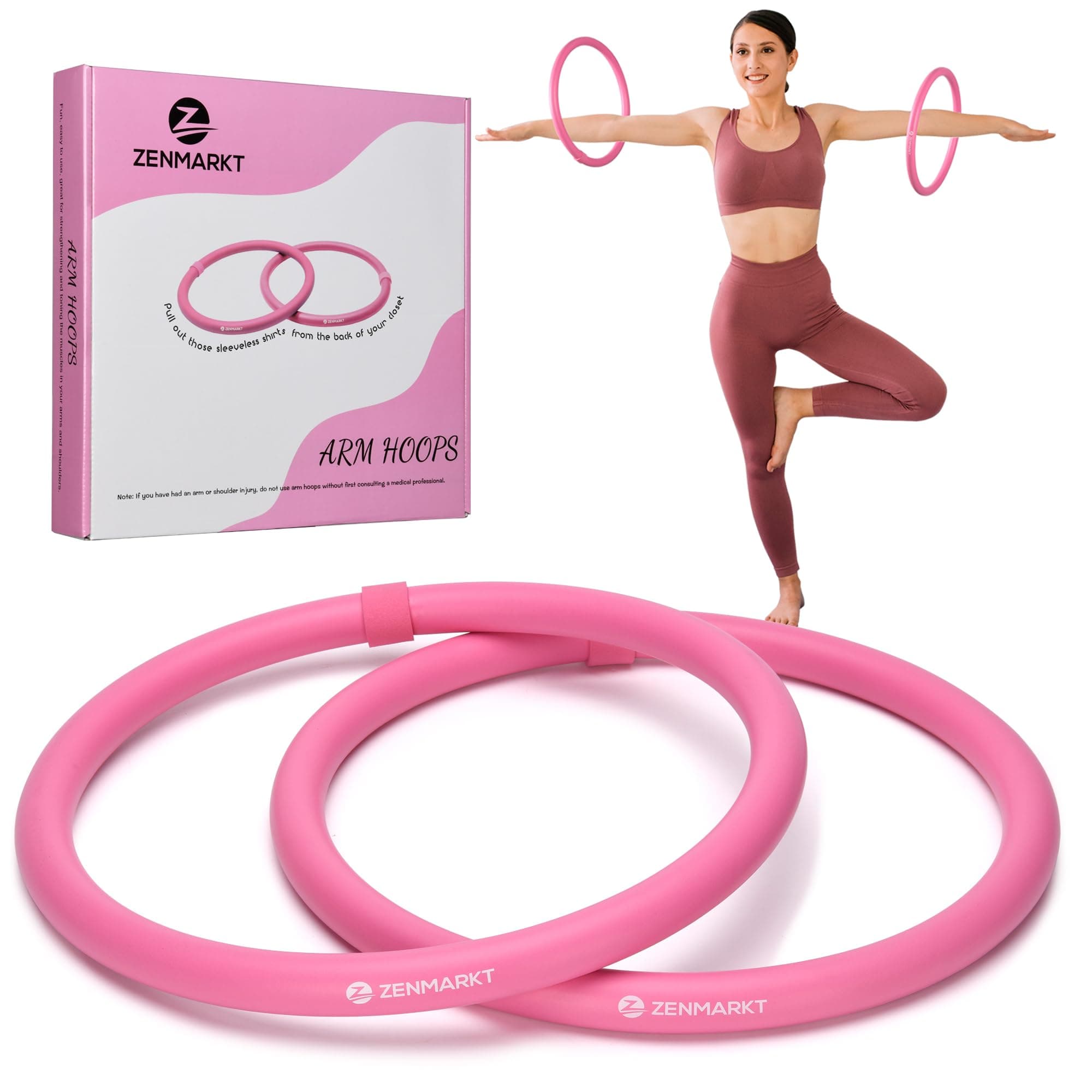- Weighted Fitness Hoop for Arms - Mini Upper Body Exercise Tool to Strengthen Arms and Shoulders - Lightweight Design for Fun Home Workouts