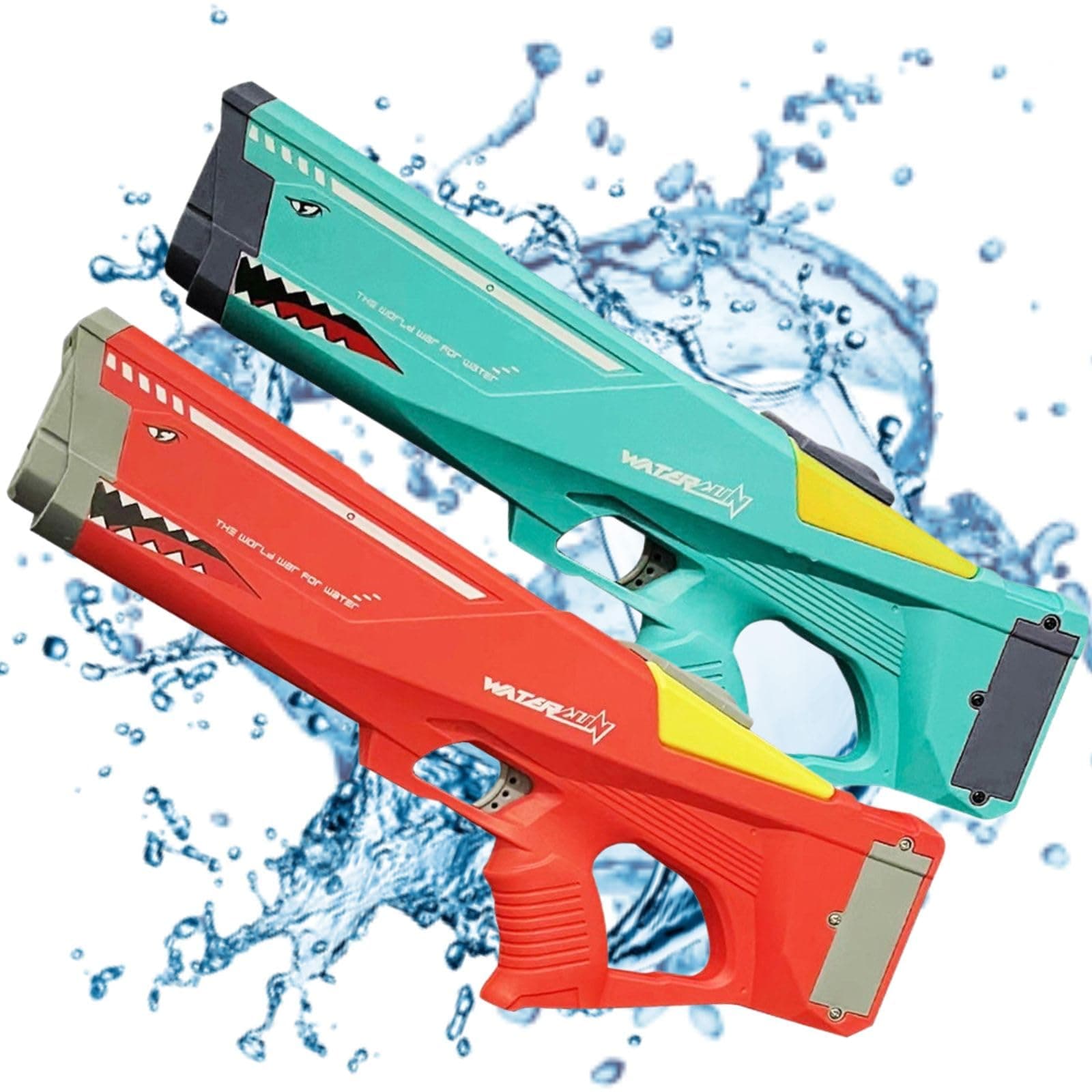 Water Guns Kids,Electric Water Gun,Water Pistols for Kids 33FT Water Guns Powerful Long Distance 330CC Capacity Gel Blaster Gun Automatic Water Gun Super Soaker Water Gun with Charg Battery/2PCS