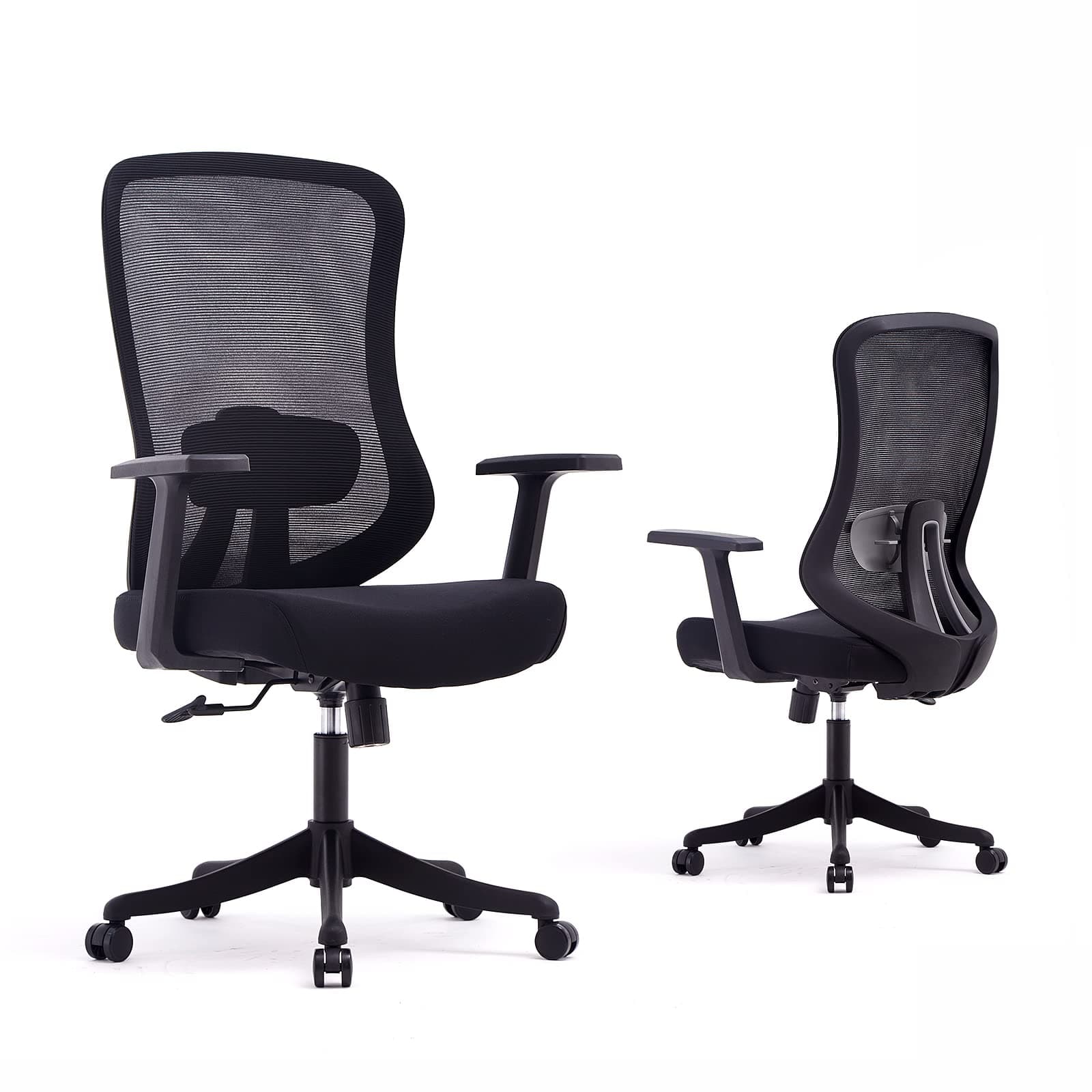 Daqian Ergonomic Office Chair Home Office Desk Chair Computer Chairs with Adjustable Lumbar Support Breathable Mesh Executive Swivel Chair
