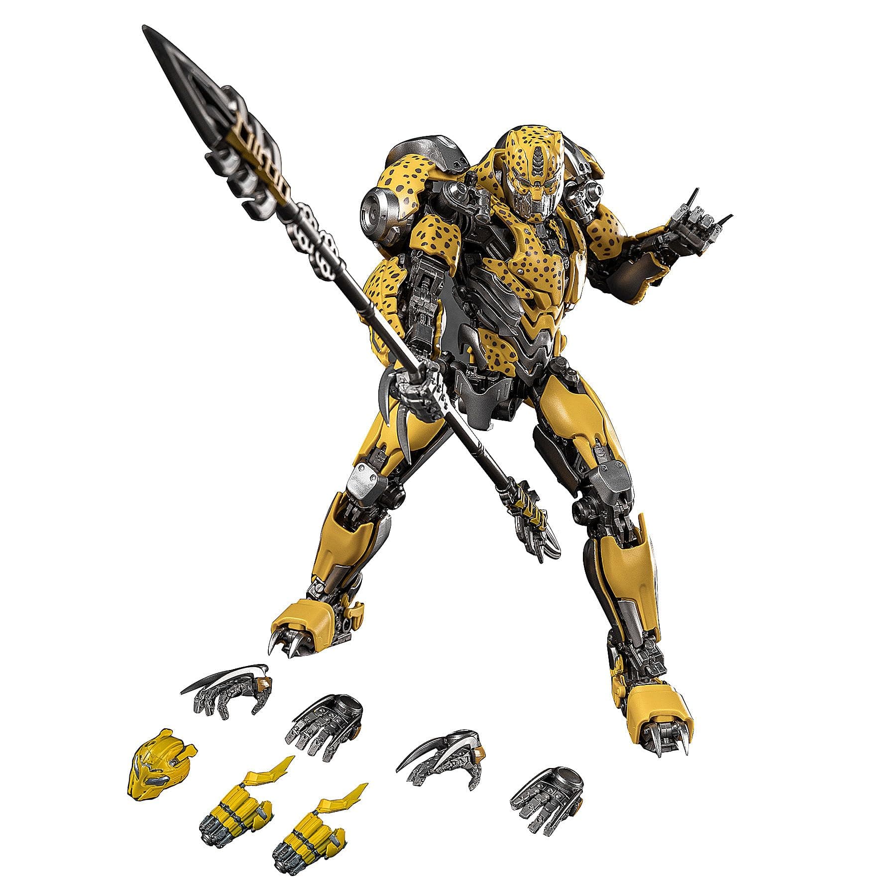 Transformer Toys Cheetor Action Figure, Transformers Rise of The Beasts, 7.08 Inch No Converting Model Kit with Bumblebee's Accessories, Great Collection Birthday Gifts for Men Women