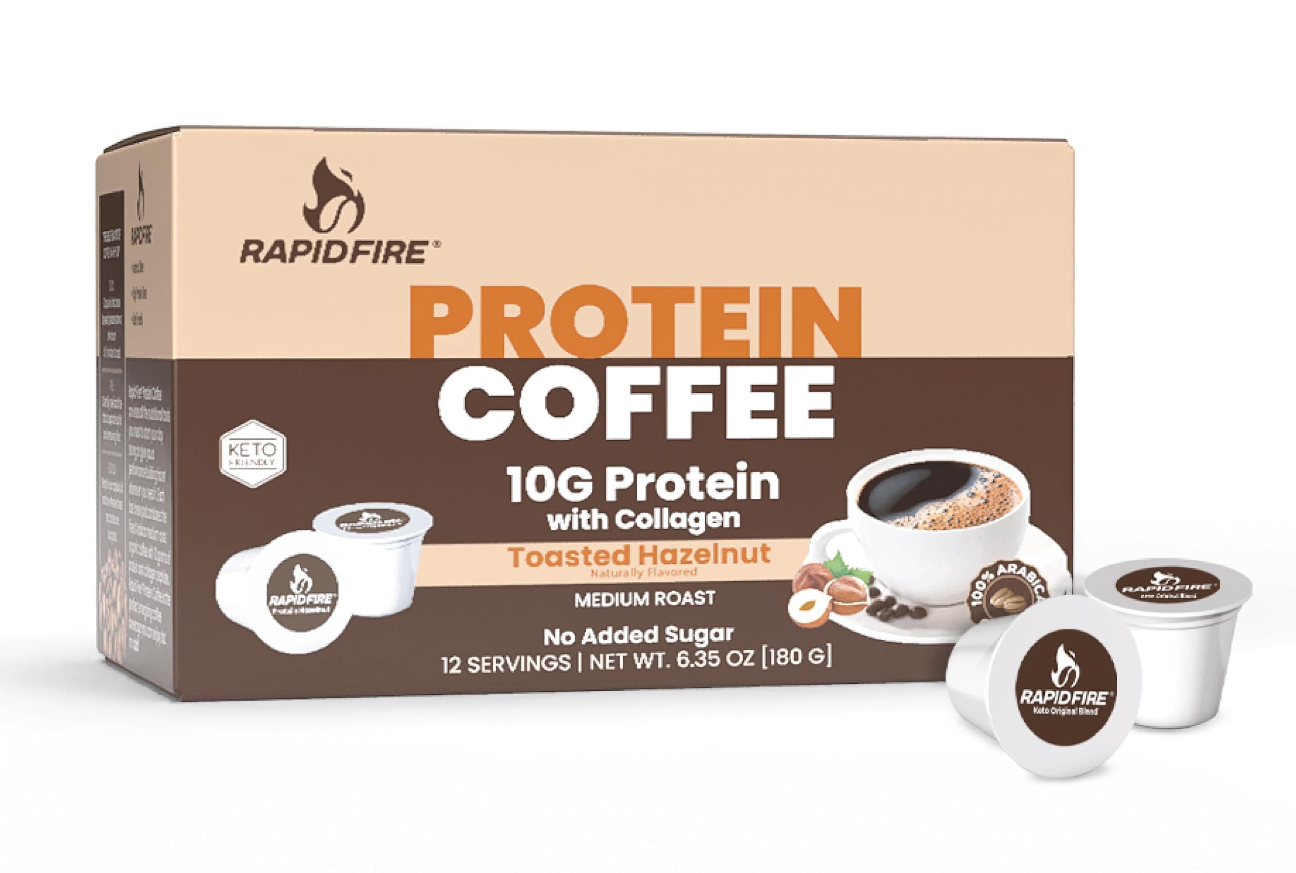 Rapid Fire Hazelnut Protein Pods
