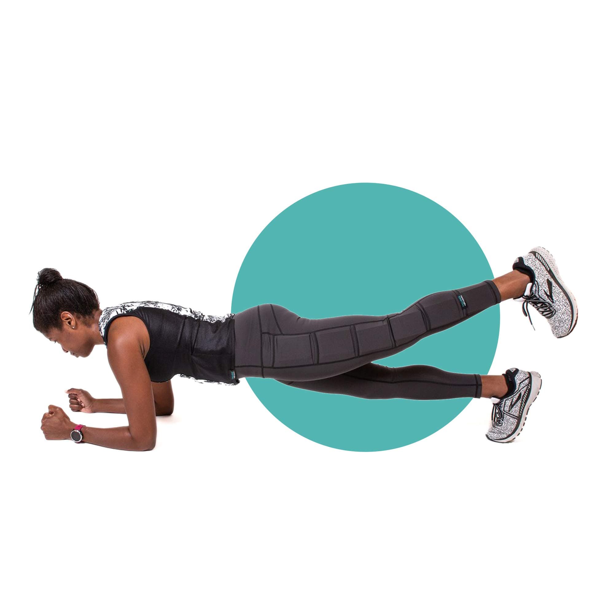 High-Waisted Weighted Workout Leggings for Women, 3 lbs of Removable Weights