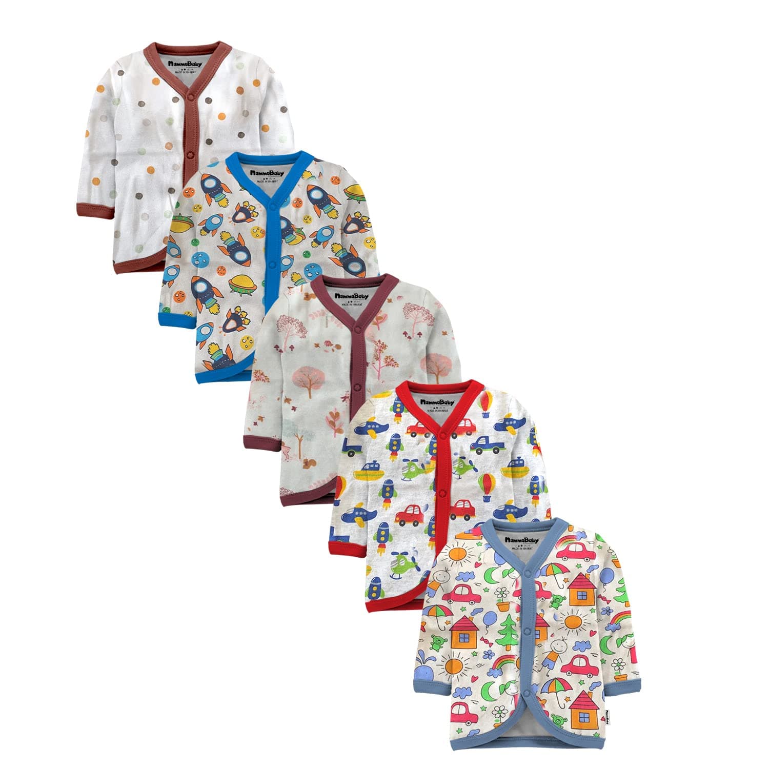 baby-boys Shirt Jhabla (pack of 6)