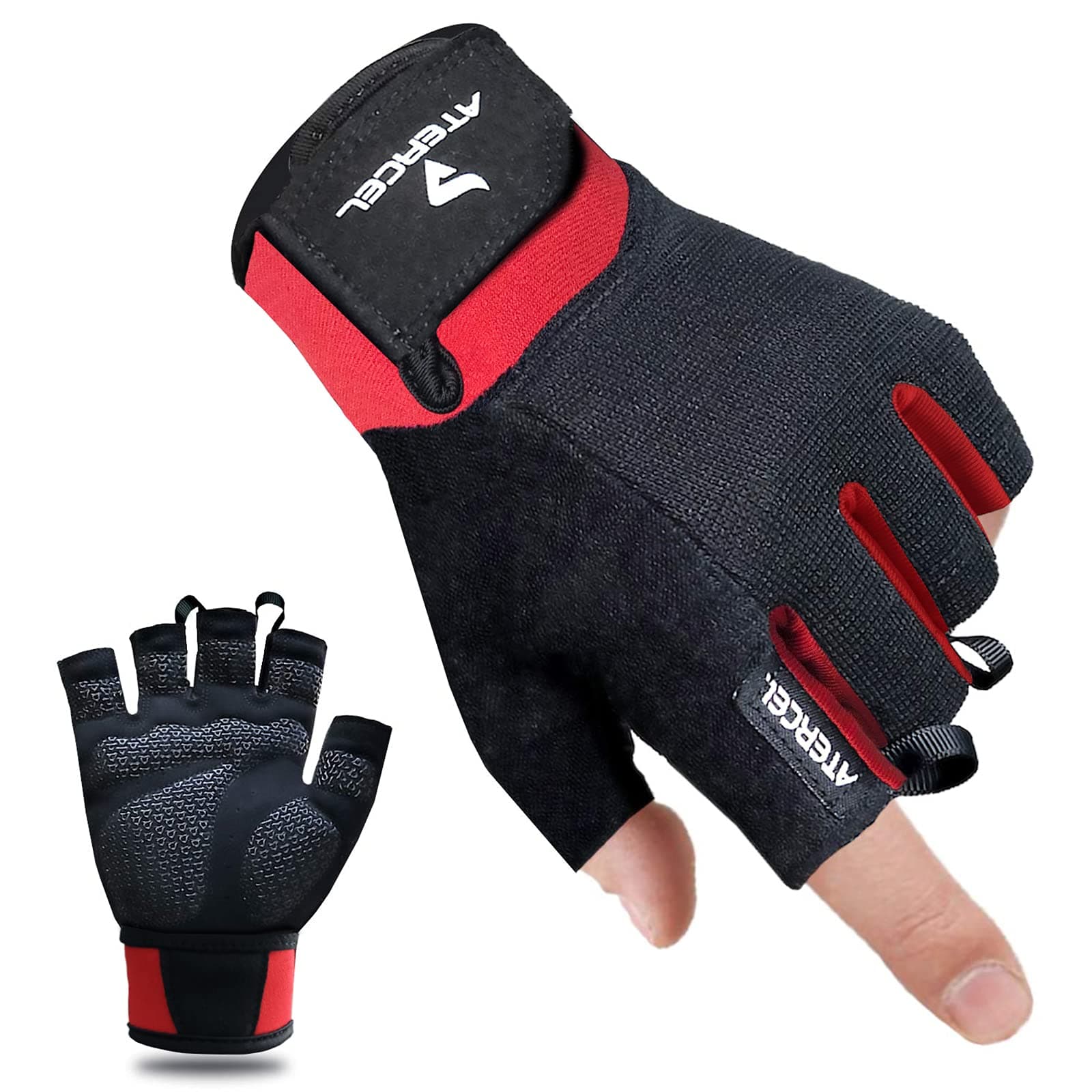 Weight Lifting Gloves, Gym Gloves for Crossfit, Workout, Exercise Cycling, Training, Breathable and Snug fit, for Men and Women