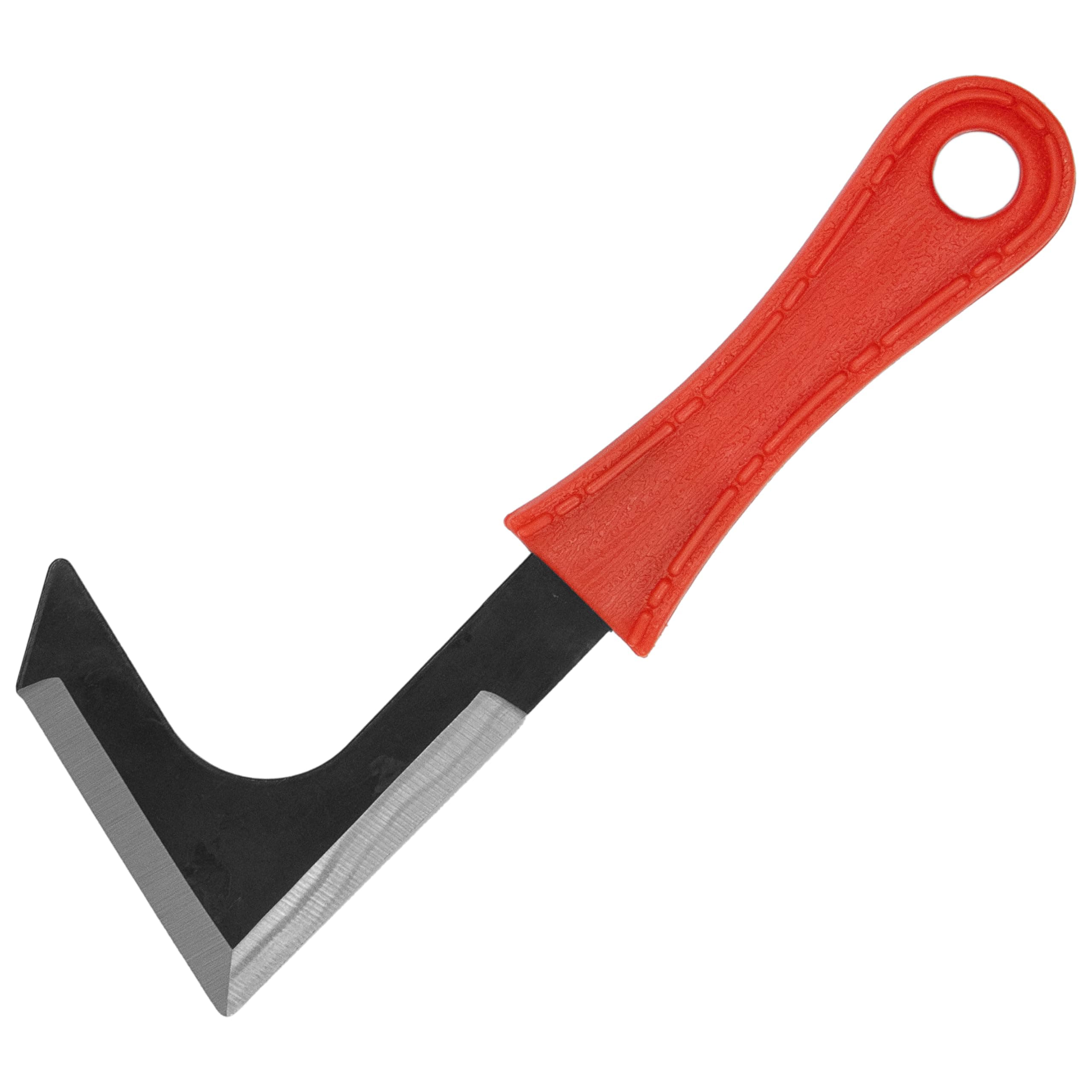 ZenportK111 Weeder, Driveway, Side-Walk Weeding Tool, Carbon Steel, L-Shape Blade, Orange