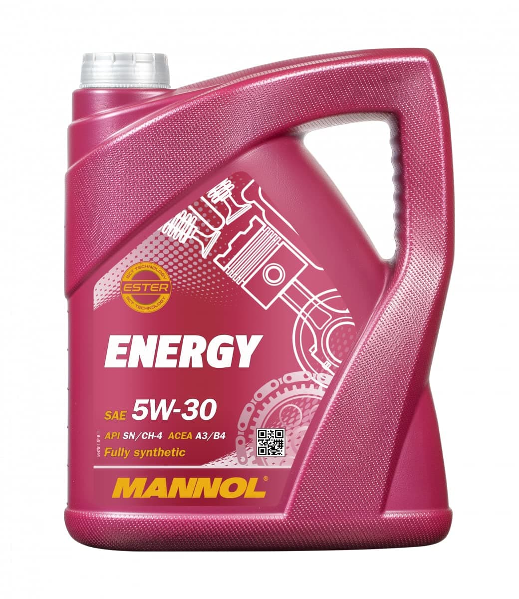 MANNOL HTE - Germany Synthetic Engine Oil (7511 ENERGY 5W-30 4 LTR)