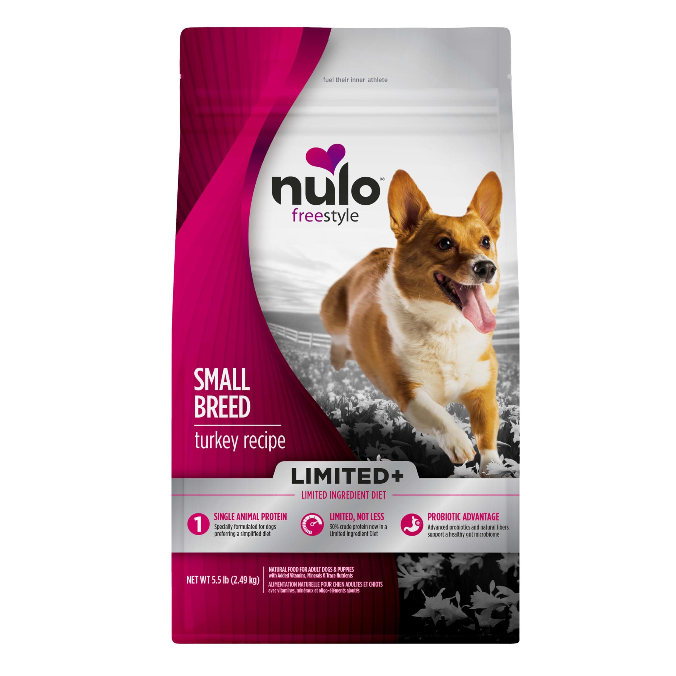 Freestyle Limited Ingredient Dry Dog Food for Small Breeds - High Protein Turkey Recipe, Natural Grain Free Dog Food for Food Sensitivities, Small Size Kibble, Toy Puppy & Adult, 5.5lb Bag