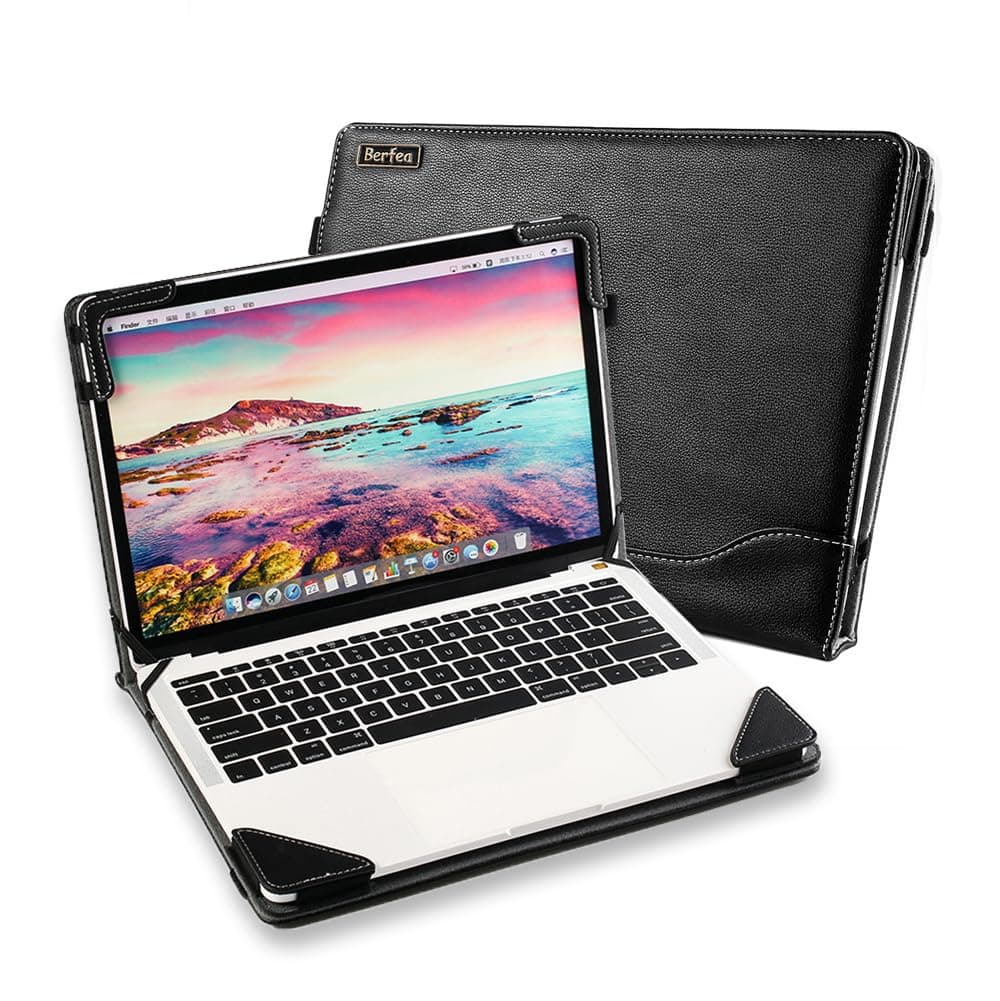 Laptop Case Cover Compatible with Dell Precision 3591 3590 3580 3581 3571 3561 3550 3551 3560 3570 3561 5530 5540 5520 3541 15.6 inch Notebook Sleeve PU Leather Stand Hard Protective Skin