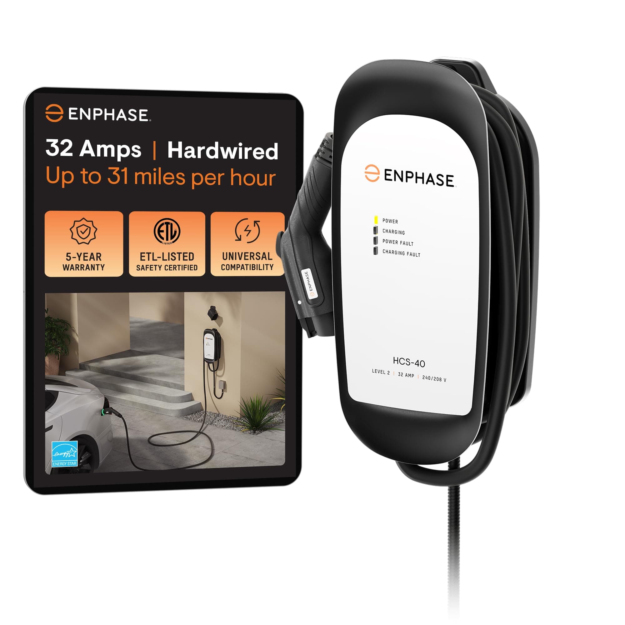 HCS-40 Hardwired EV Charger