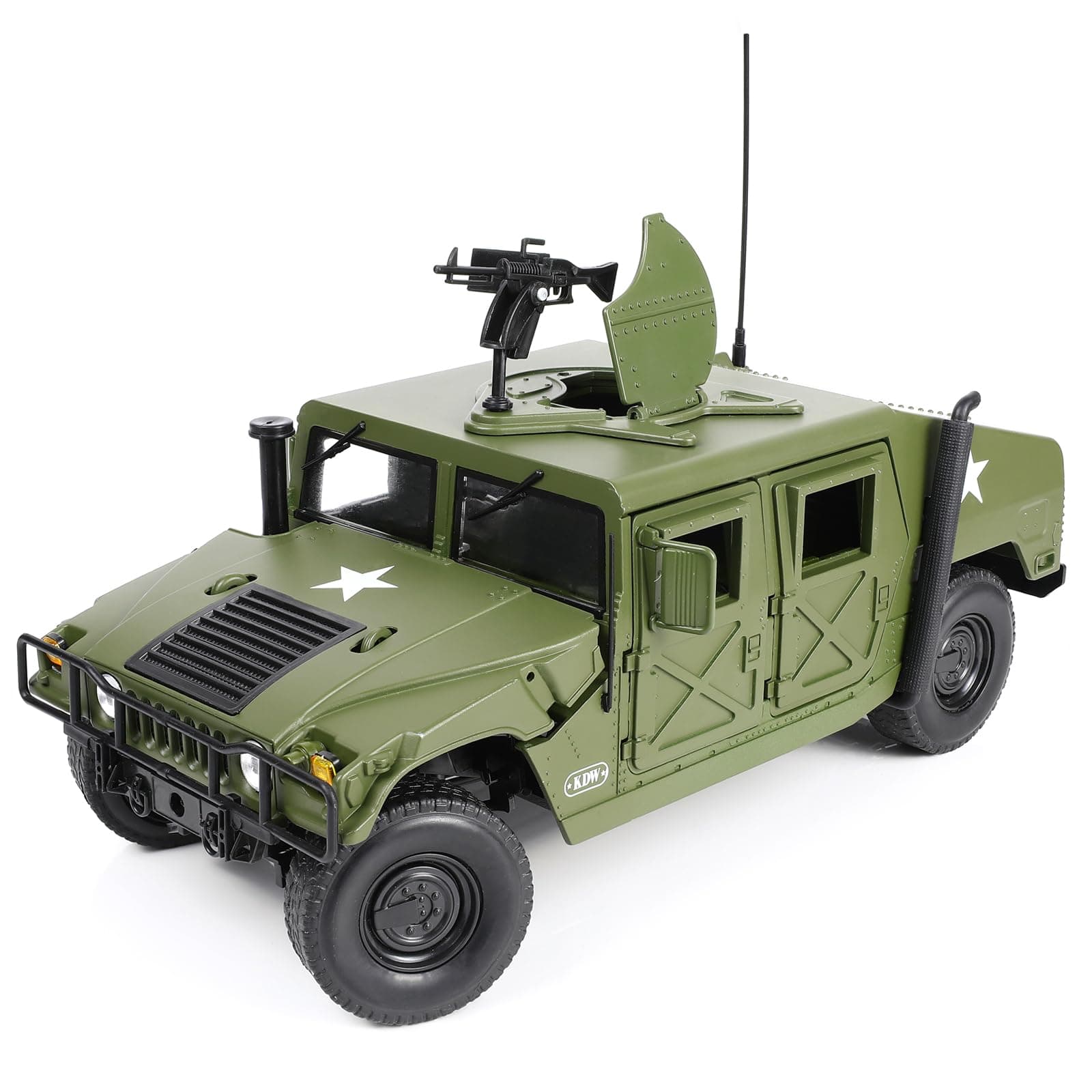 1/18 Hummer H1 Car Model Military Truck Off-Road Vehicle Die-cast Metal Model Kit Armored Car Multifunctional Truck for Adults Collection or Gift