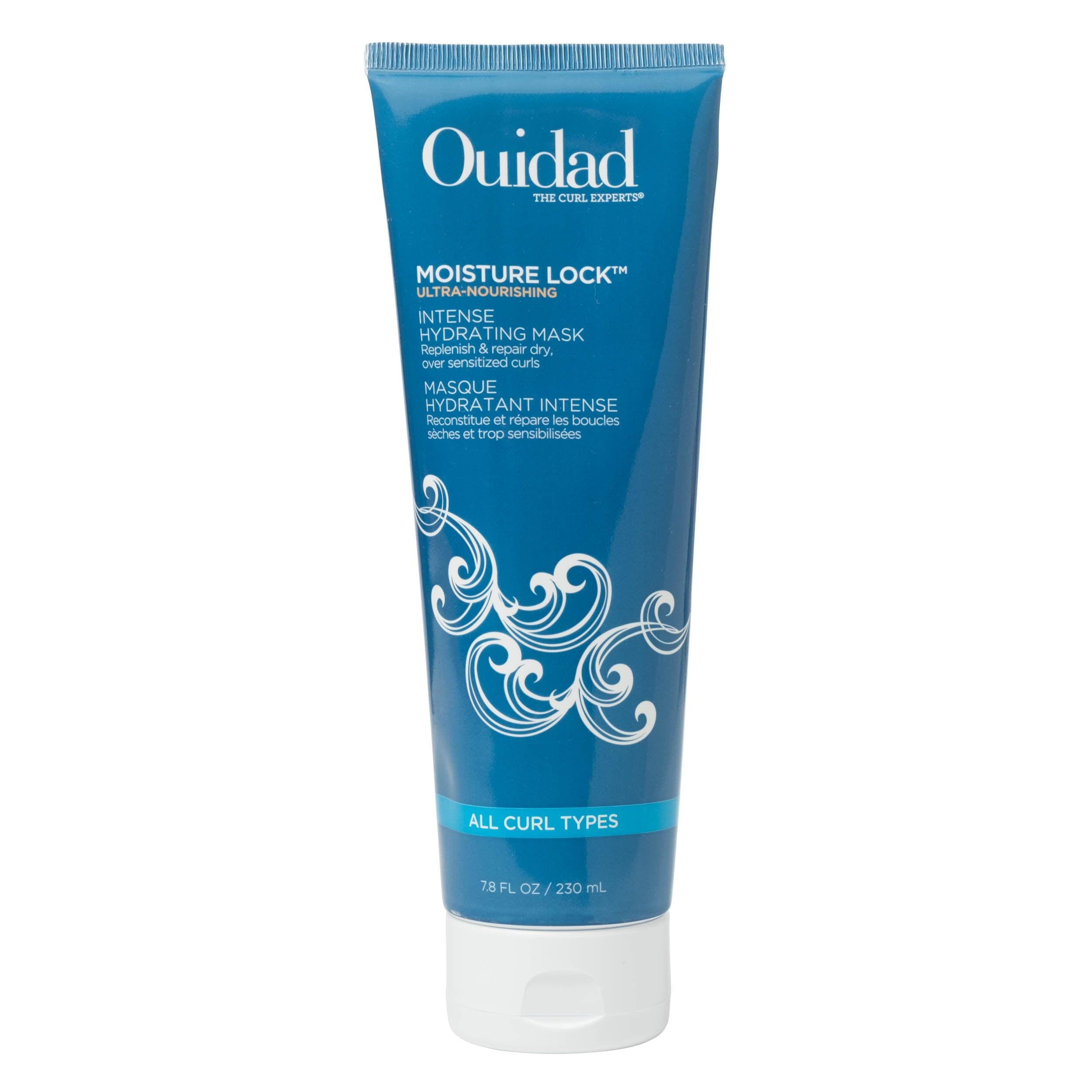Ouidad Moisture Lock Hair Mask - Intense Hydrating Curly Hair Mask Fights Frizz & Breakage, Macadamia Nut & Olive Oil, Helps Repair, Detangle, Restore Softness, Mineral Oil Free, All Curl Types
