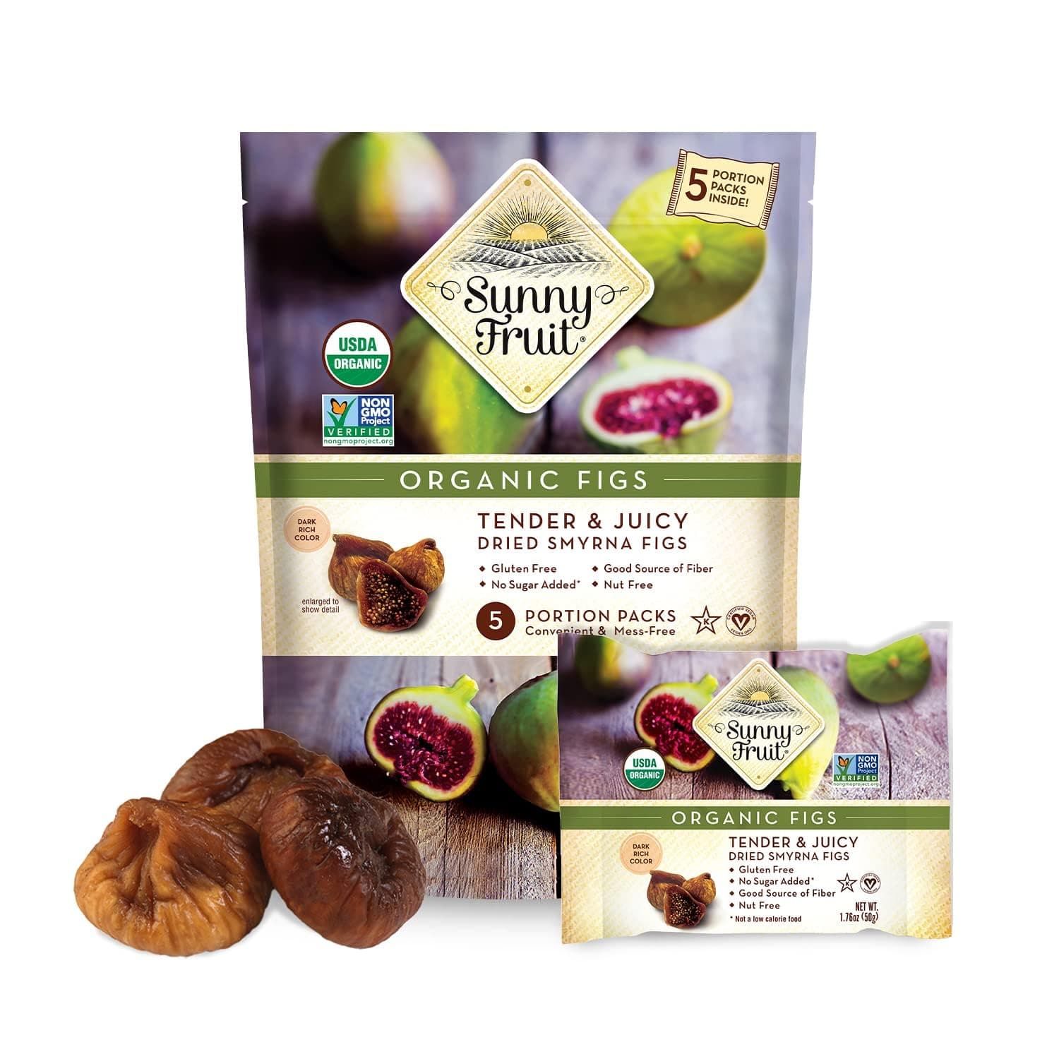 Organic Figs, Organic Figs Tender and Juicy Dried Smyrna Figs
