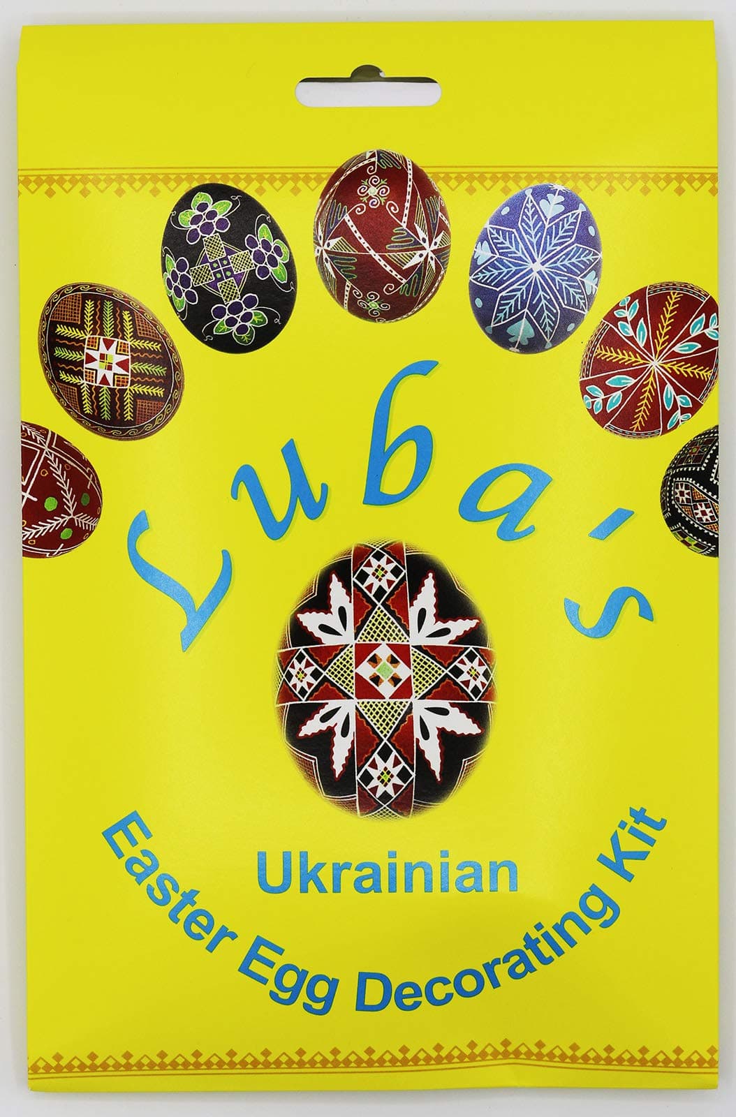 Luba's Ukrainian Easter Egg Dye and Decorating Kit #2-6 Colors, Easter Gifts, Art and Craft Supplies, Pysanky Decorations
