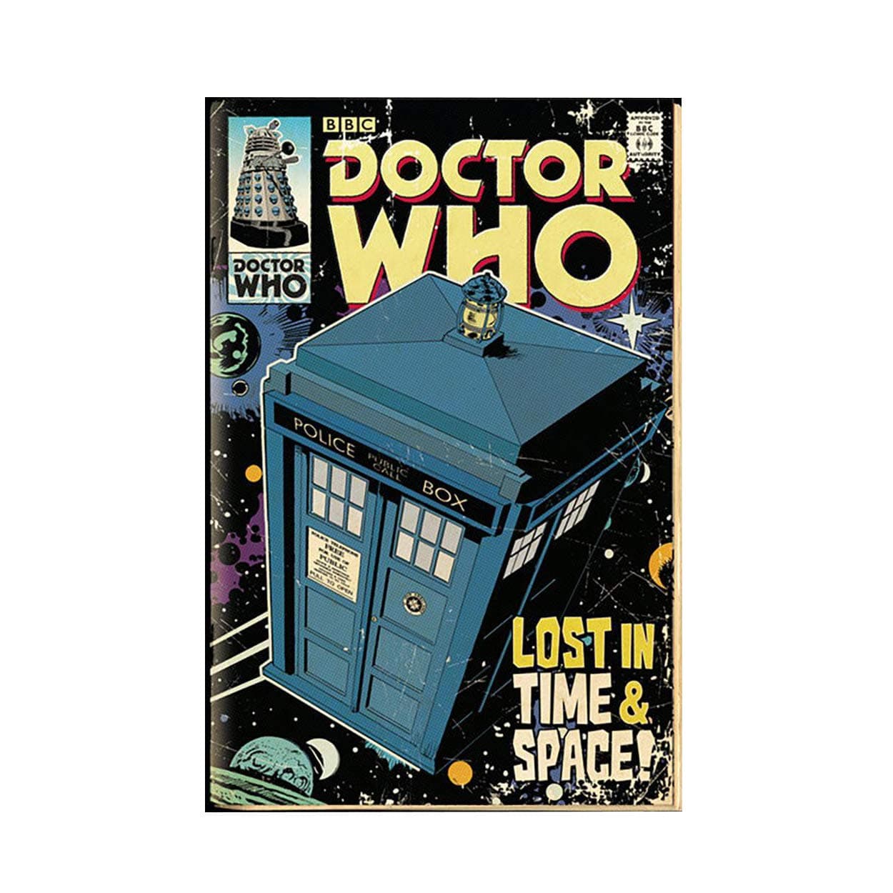GB eye Doctor Who Tardis Comic 61 x 91.5cm Maxi Poster