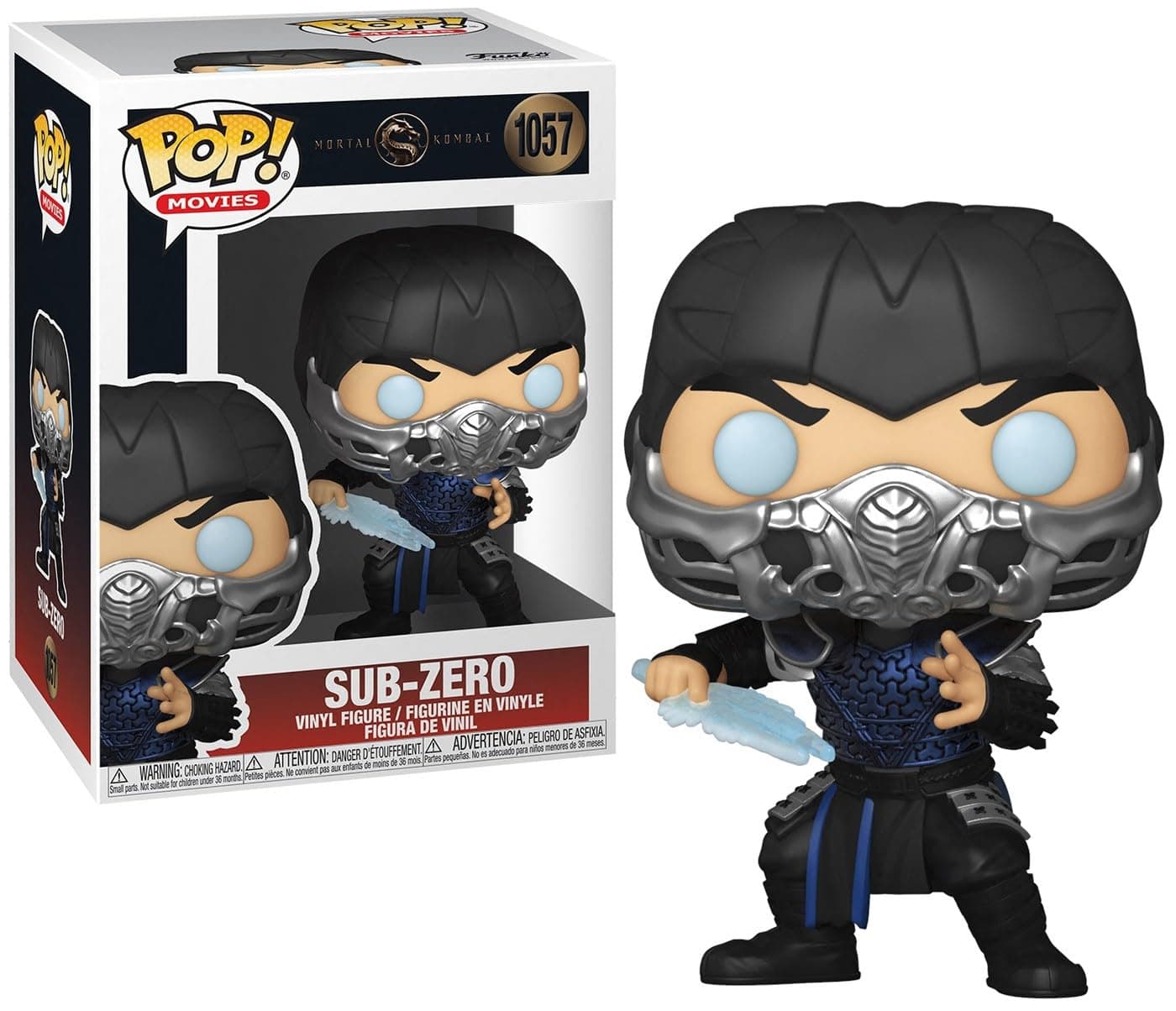 POP Pop! Movies: Mortal Kombat - Sub-Zero Vinyl Figure, Multicolor, Standard