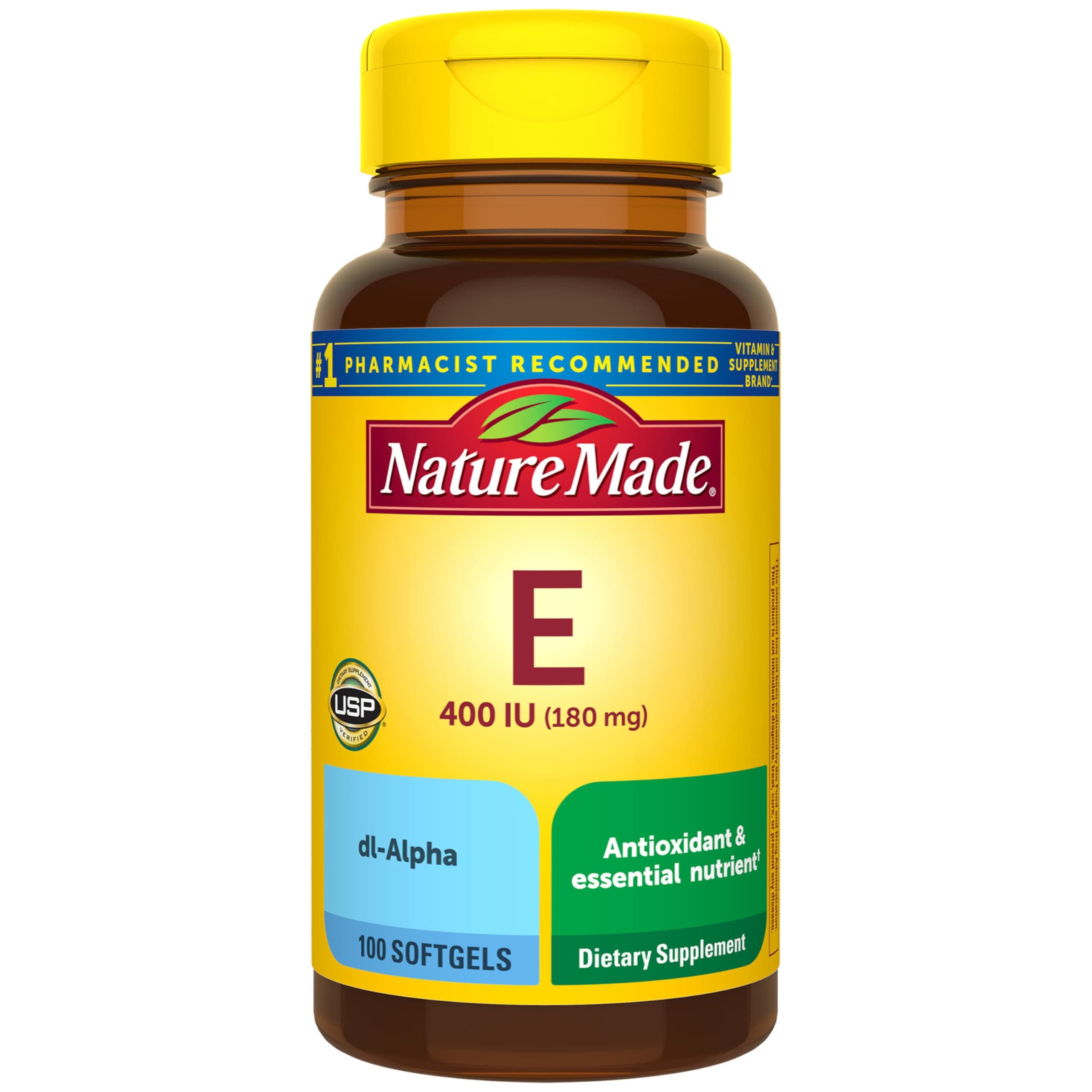 Nature Made E Vitamin 400 IU 100 Liquid Softgels