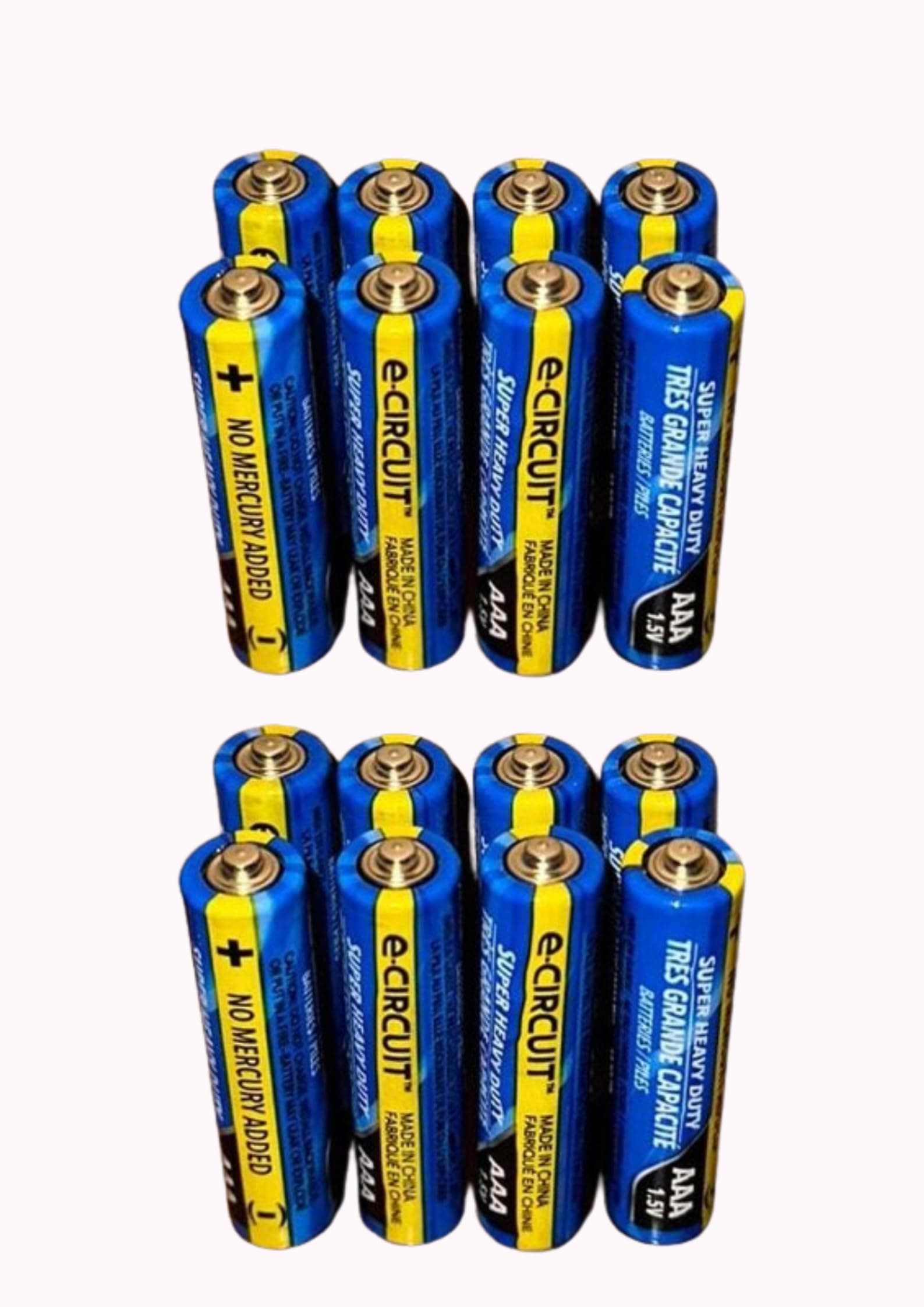 Super Heavy-Duty AAA Batteries, Pack of 16