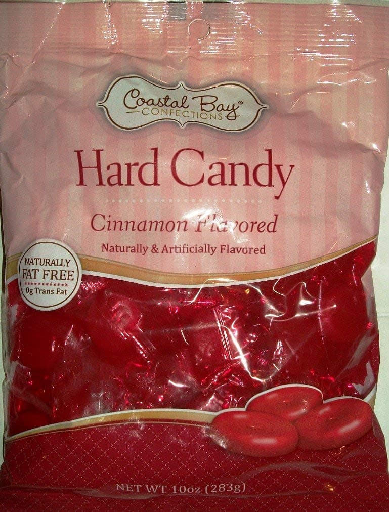 Coastal Bay Confections Cinnamon Flavored Hard Candy 10 Oz Bag