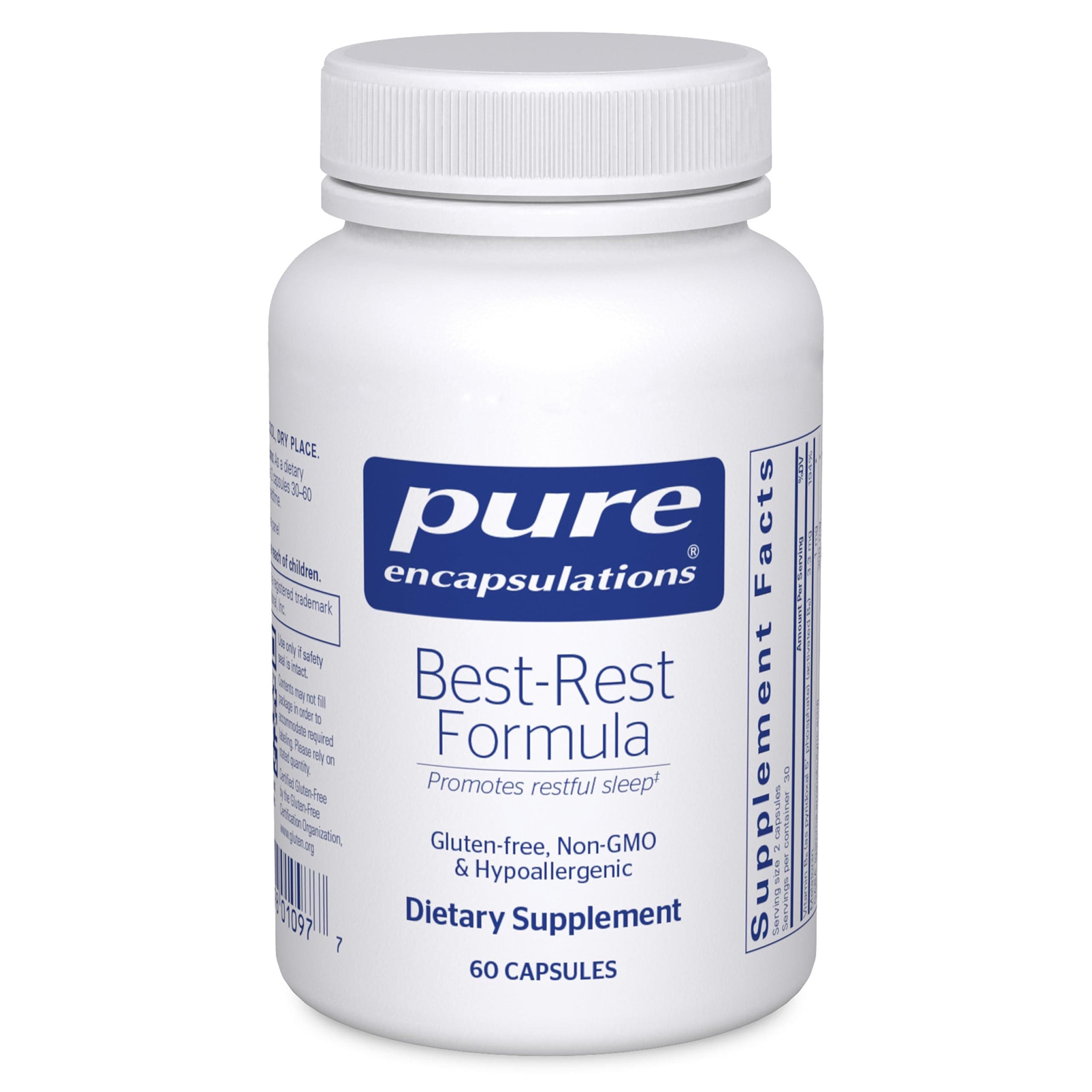 Best-Rest Formula - Supports Restful Sleep - for Relaxation - Restful Sleep Supplement - Non-GMO & Vegan - 60 Capsules